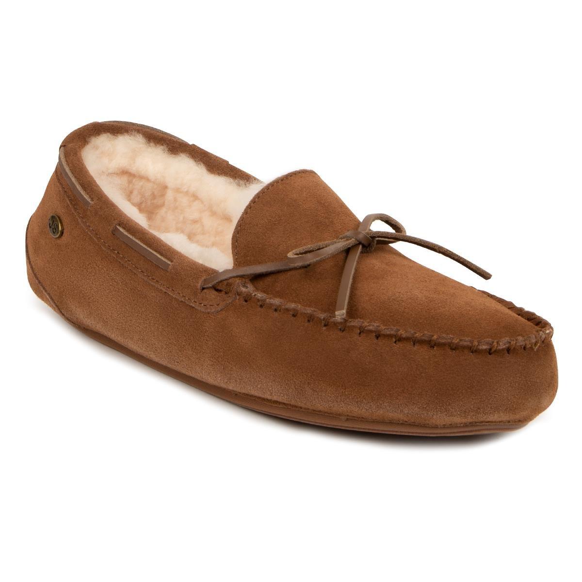 Kastanje - Just Sheepskin - Torington Moccasin Slippers - 2