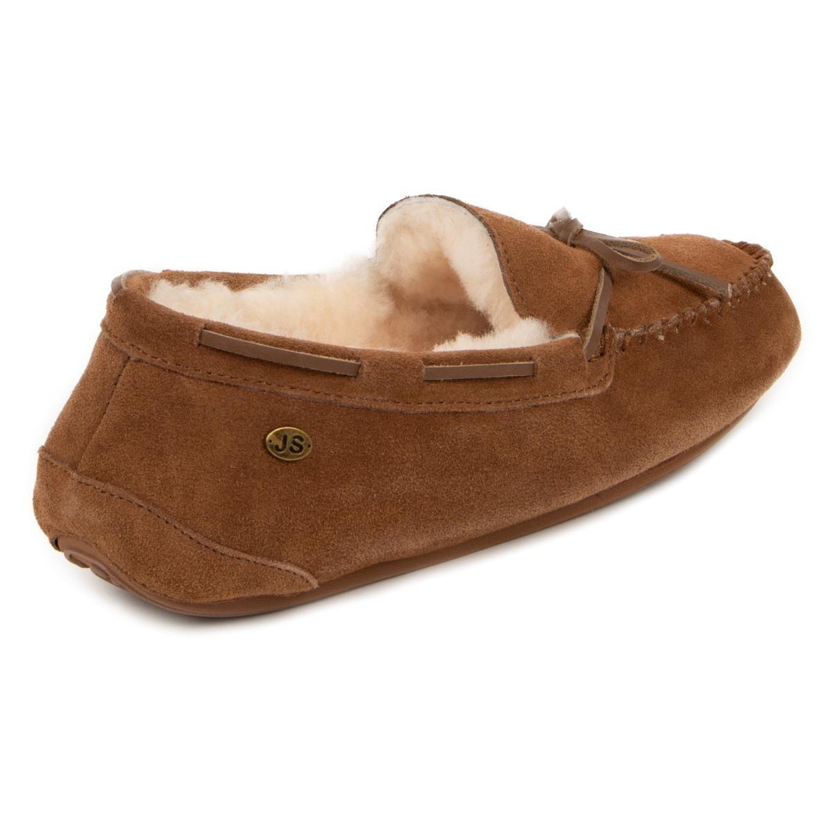Kastanje - Just Sheepskin - Torington Moccasin Slippers - 3