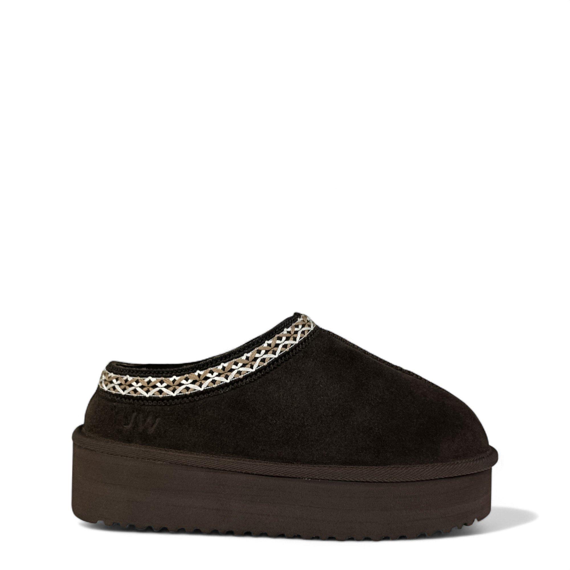 Jack Wills Women's Platform Slip-On Snug - Chocolate - 6 (39)