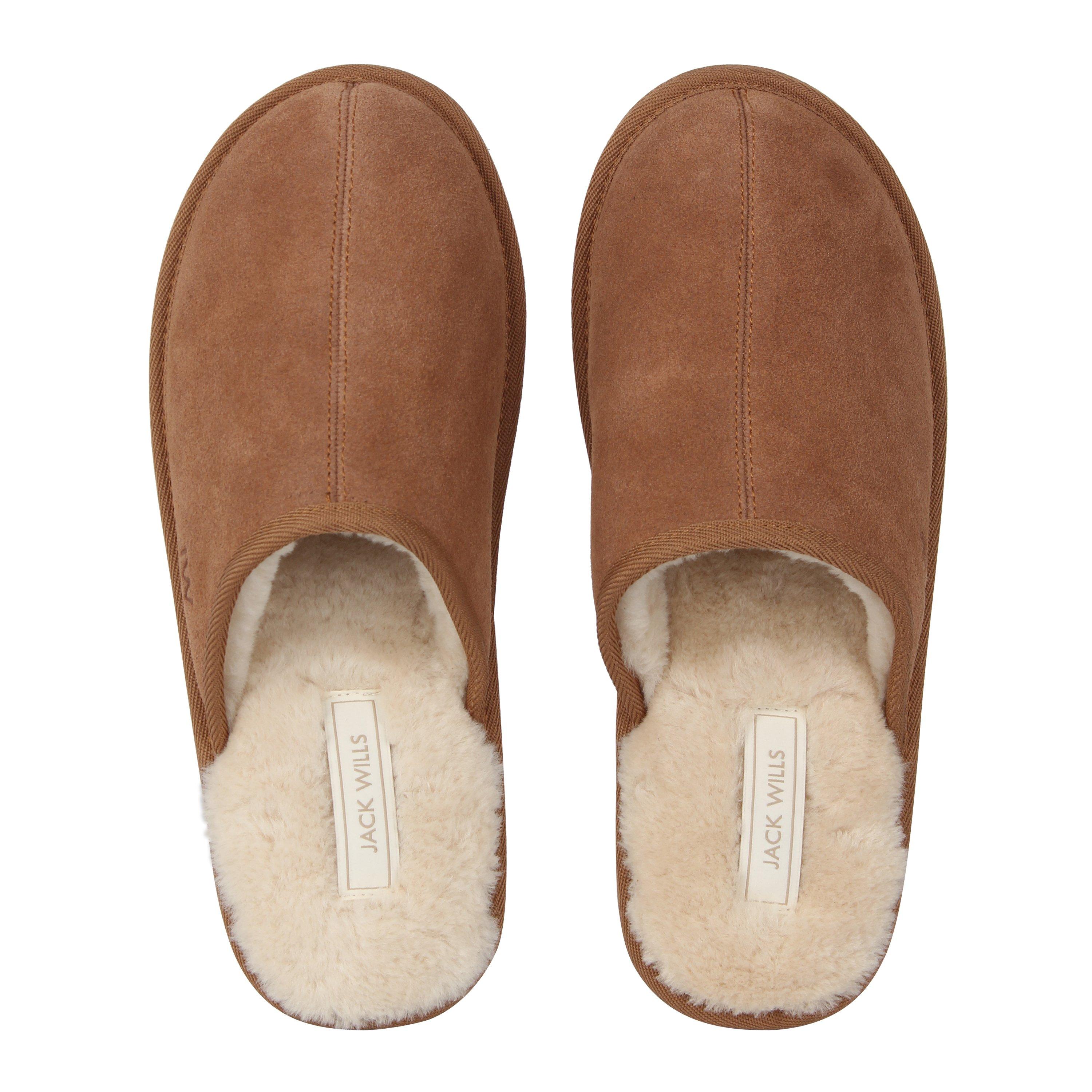 Tan - Jack Wills - Mule Slippers Mens - 5