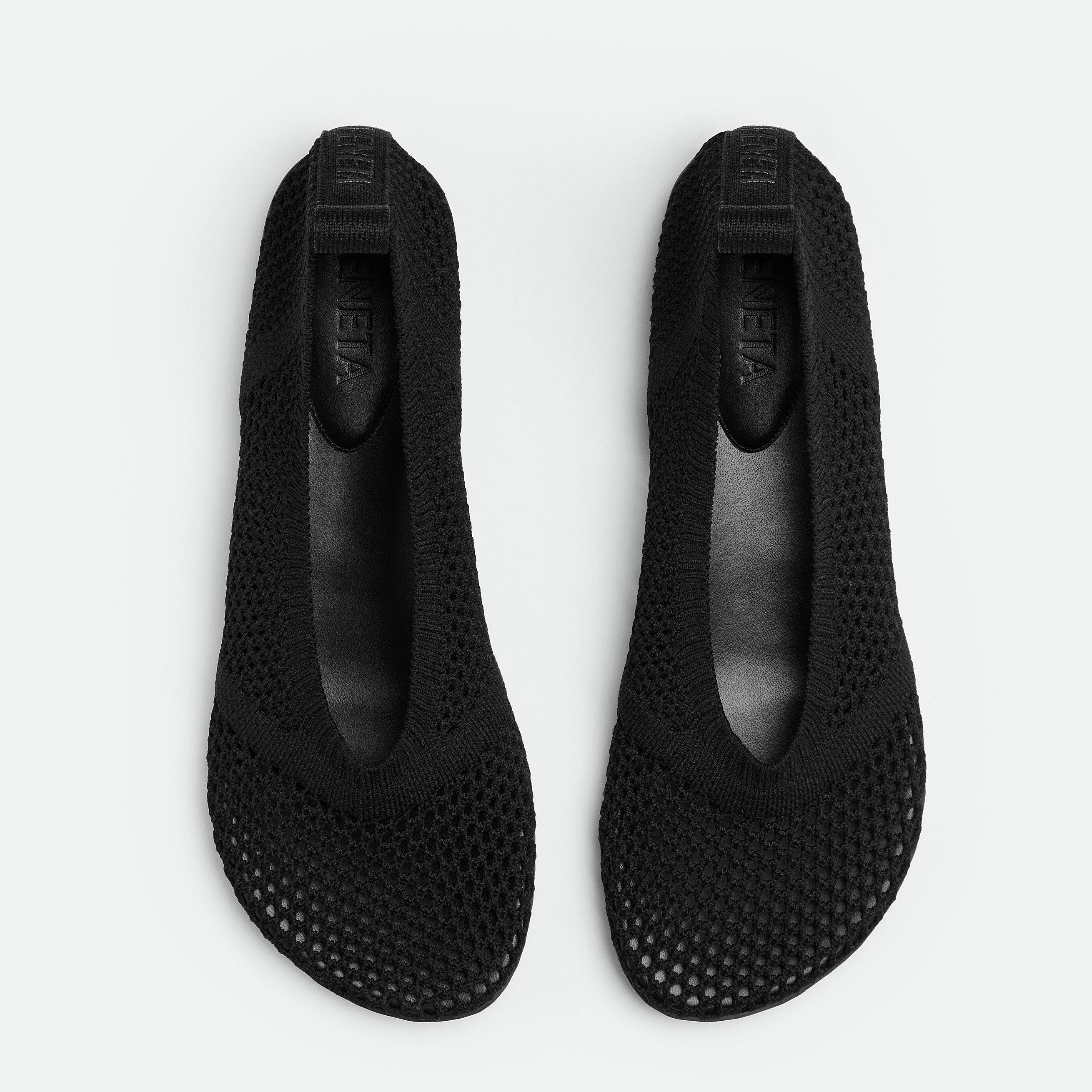 Black - Bottega Veneta - Atomic Ballerina Flats - 3