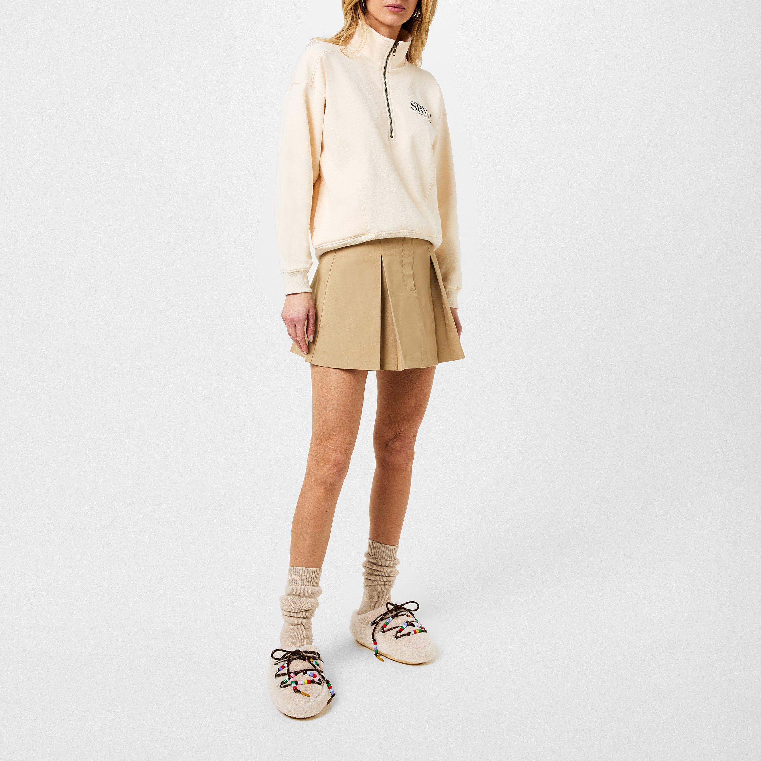 Cream - Moon Boot - Faux-Fur Beads Mules - 6