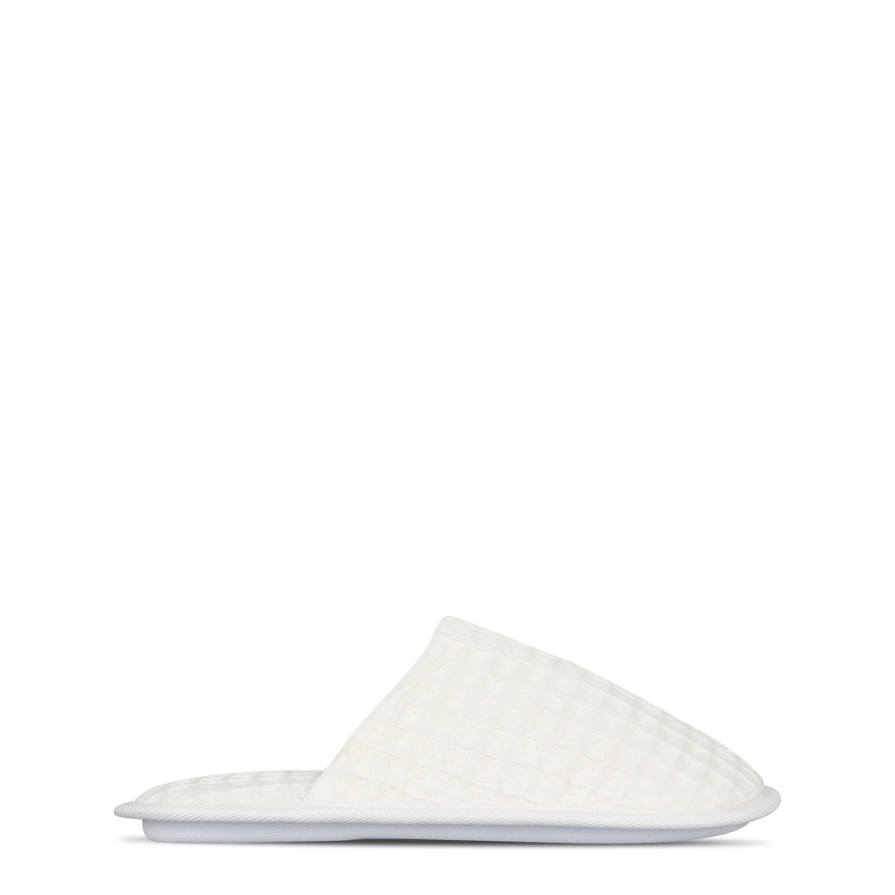 White - Be You - You Memory Foam Waffle Slipper - 1