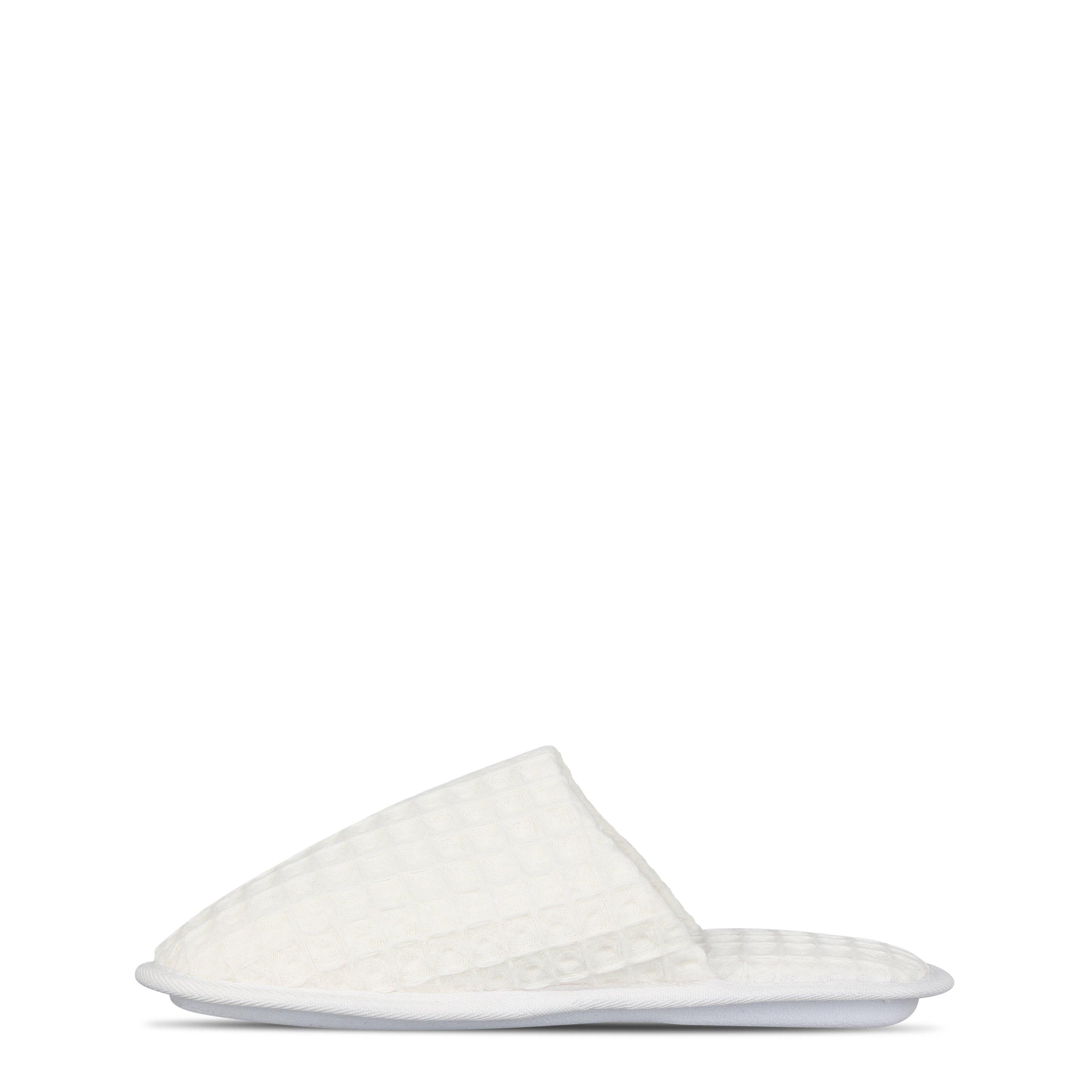 White - Be You - You Memory Foam Waffle Slipper - 2