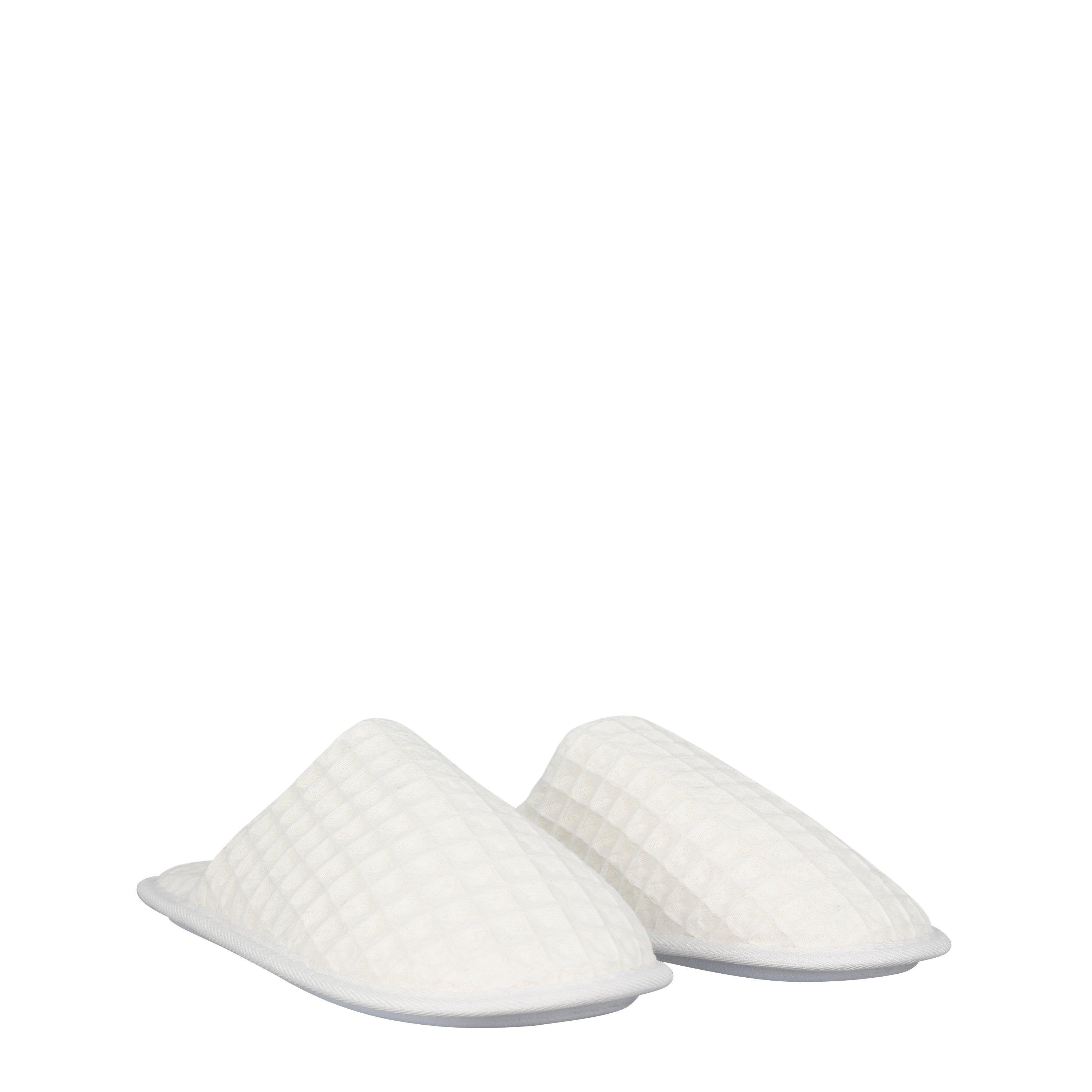 White - Be You - You Memory Foam Waffle Slipper - 3