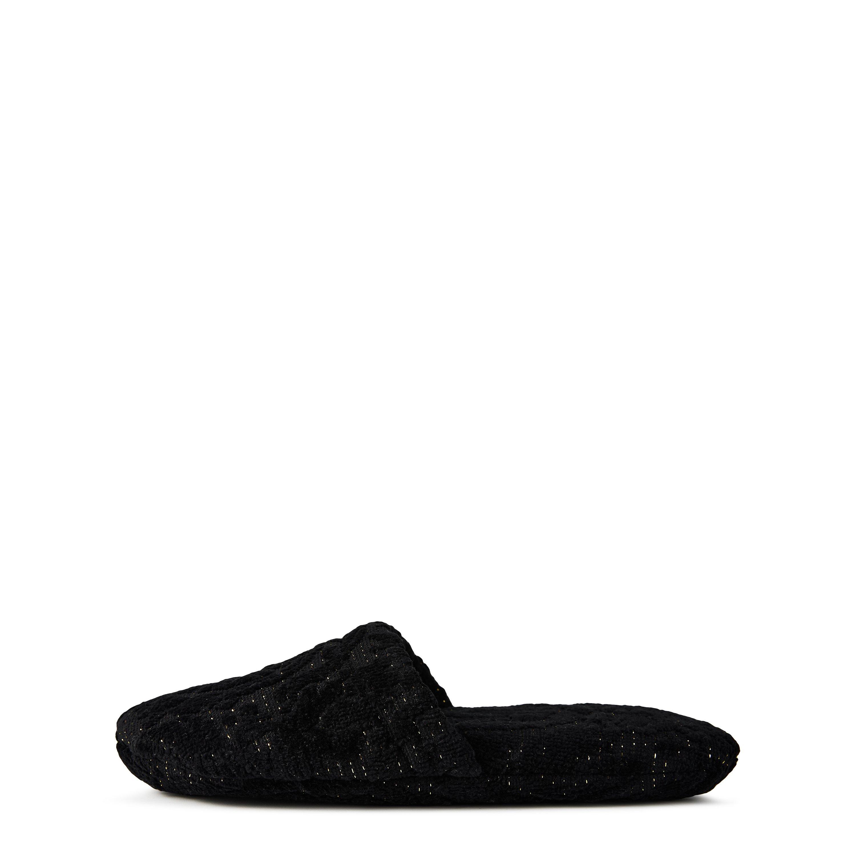 Anthracite - Versace Home - Barocco Slippers - 2