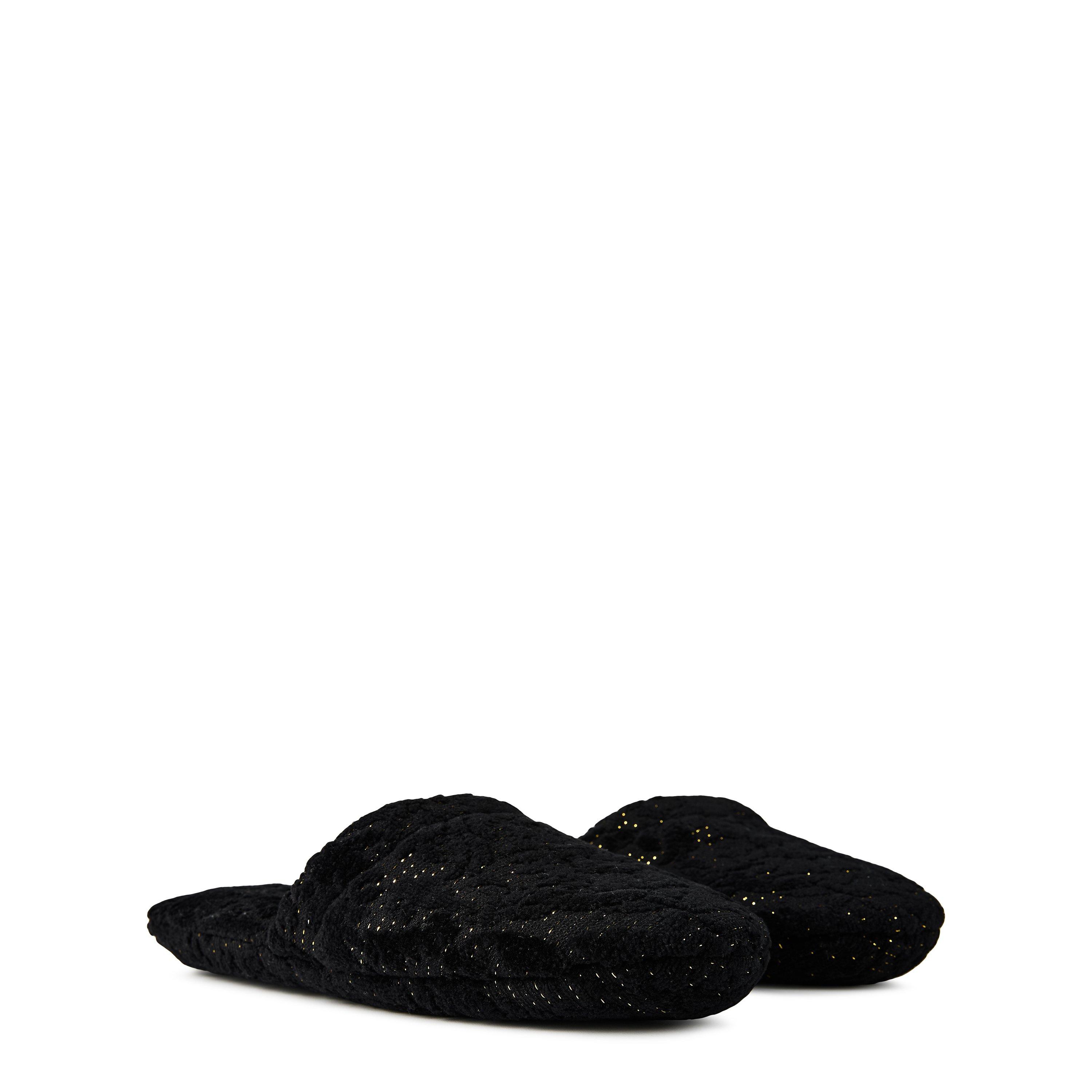 Anthracite - Versace Home - Barocco Slippers - 3