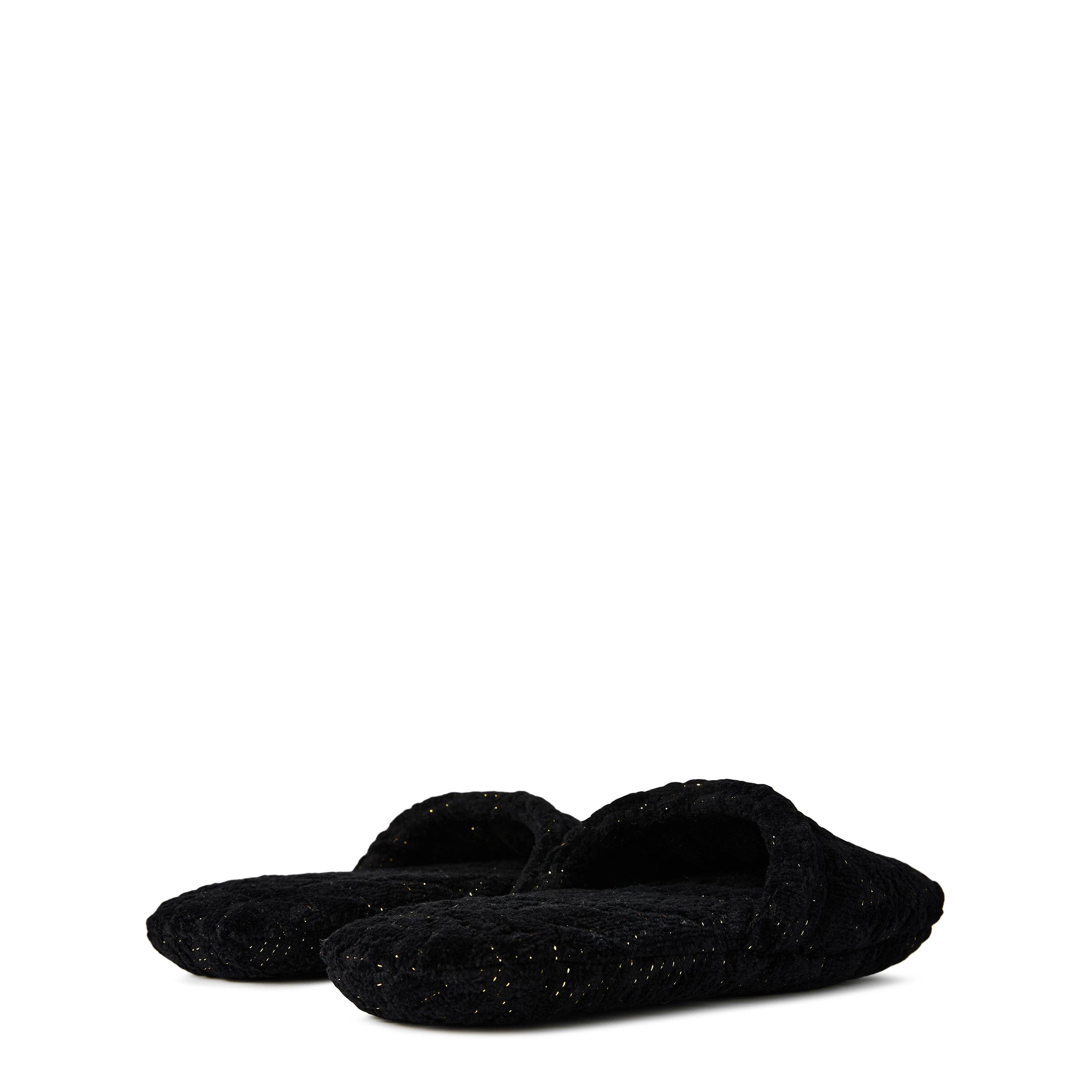 Anthracite - Versace Home - Barocco Slippers - 4