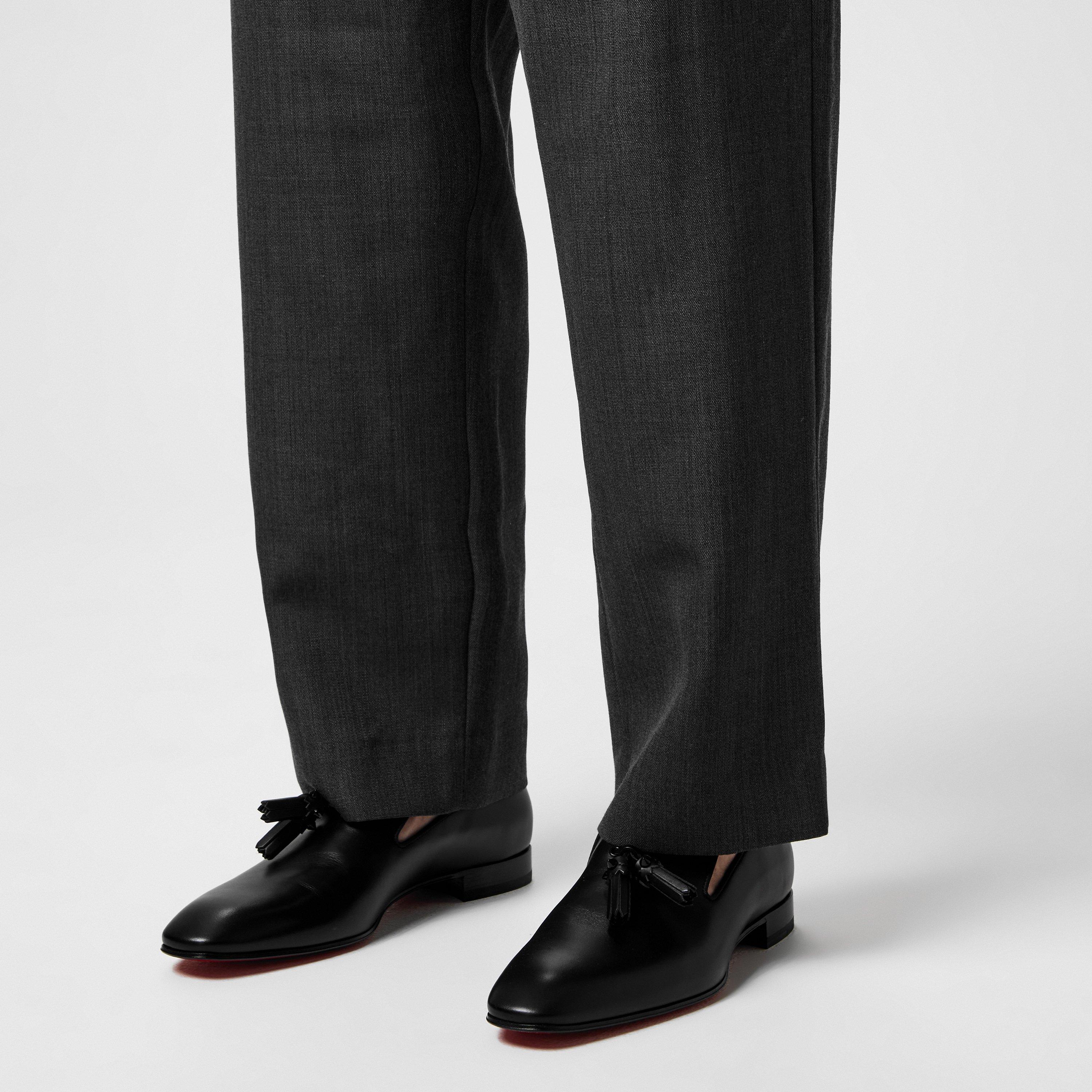 Black Leather - Christian Louboutin - Dandelion Tassel Loafers - 2