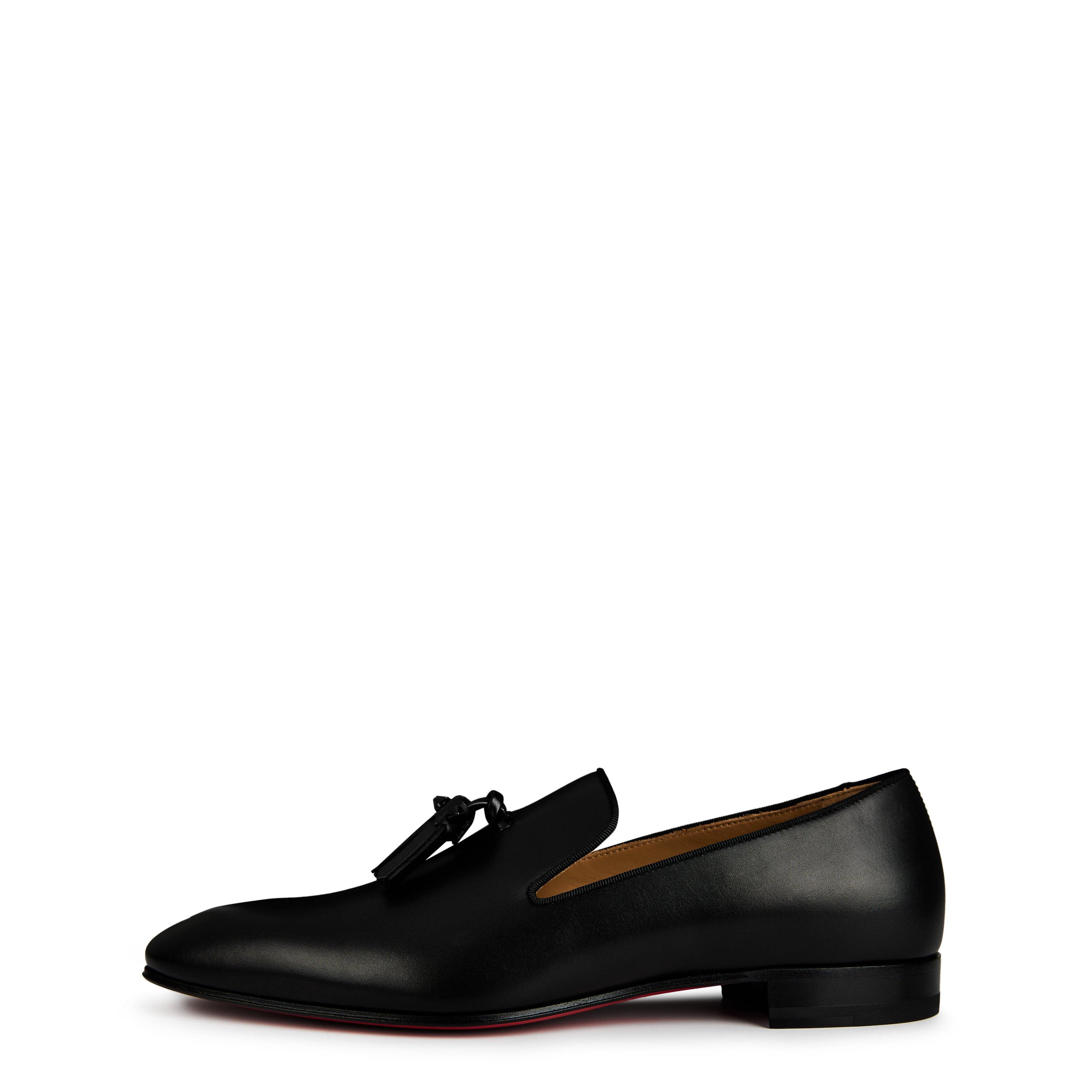 Black Leather - Christian Louboutin - Dandelion Tassel Loafers - 3