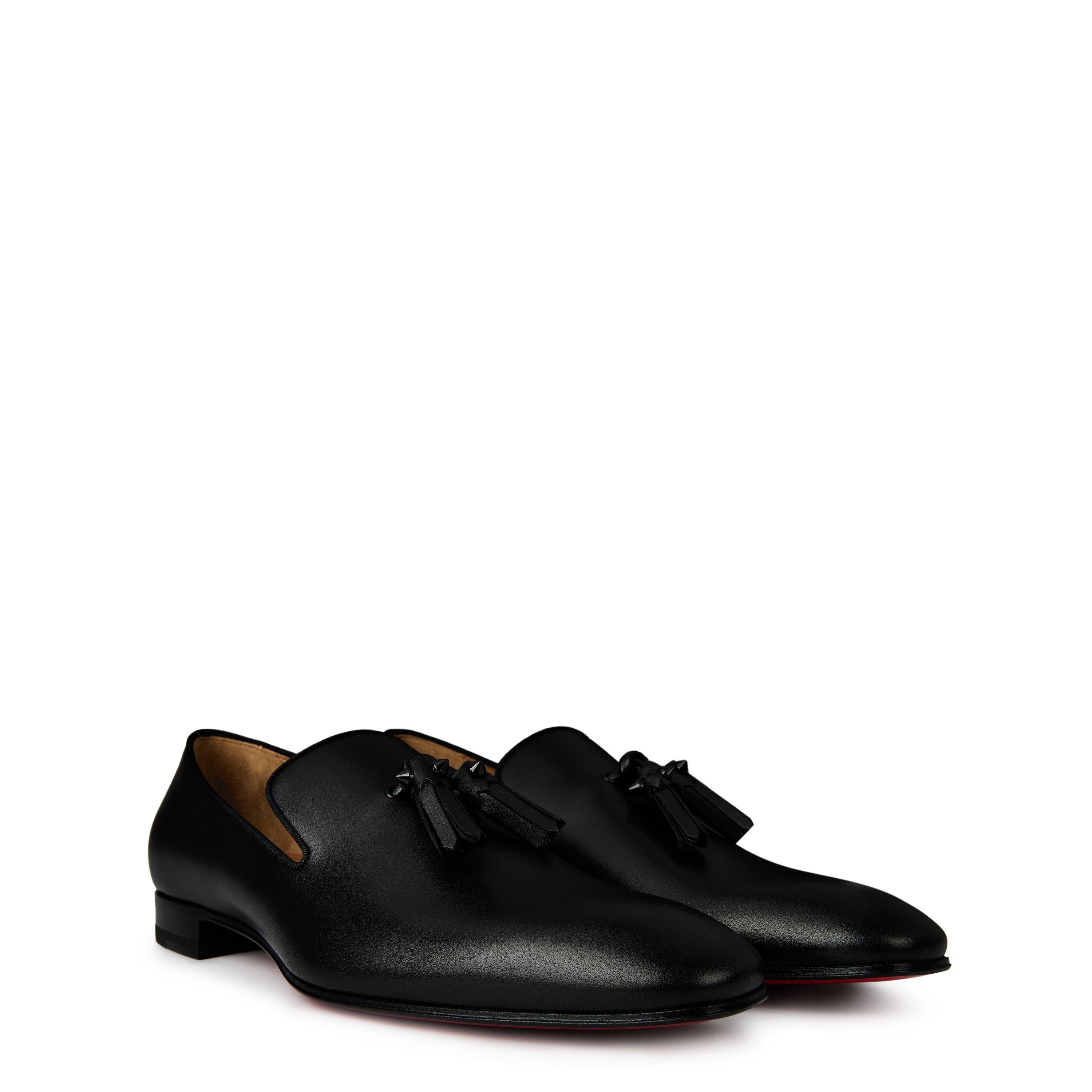 Black Leather - Christian Louboutin - Dandelion Tassel Loafers - 4