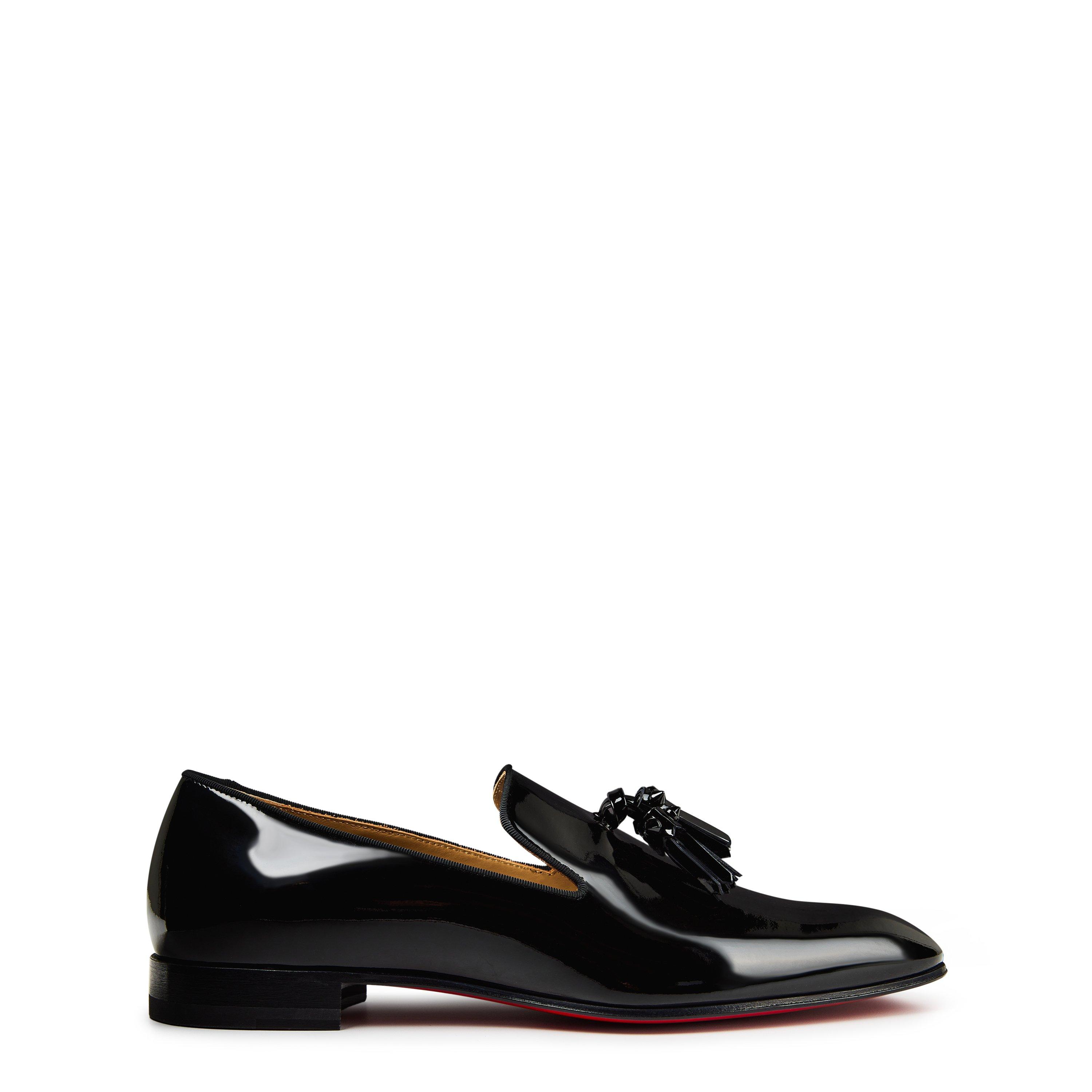 Black Patent - Christian Louboutin - Dandelion Tassel Loafers - 1