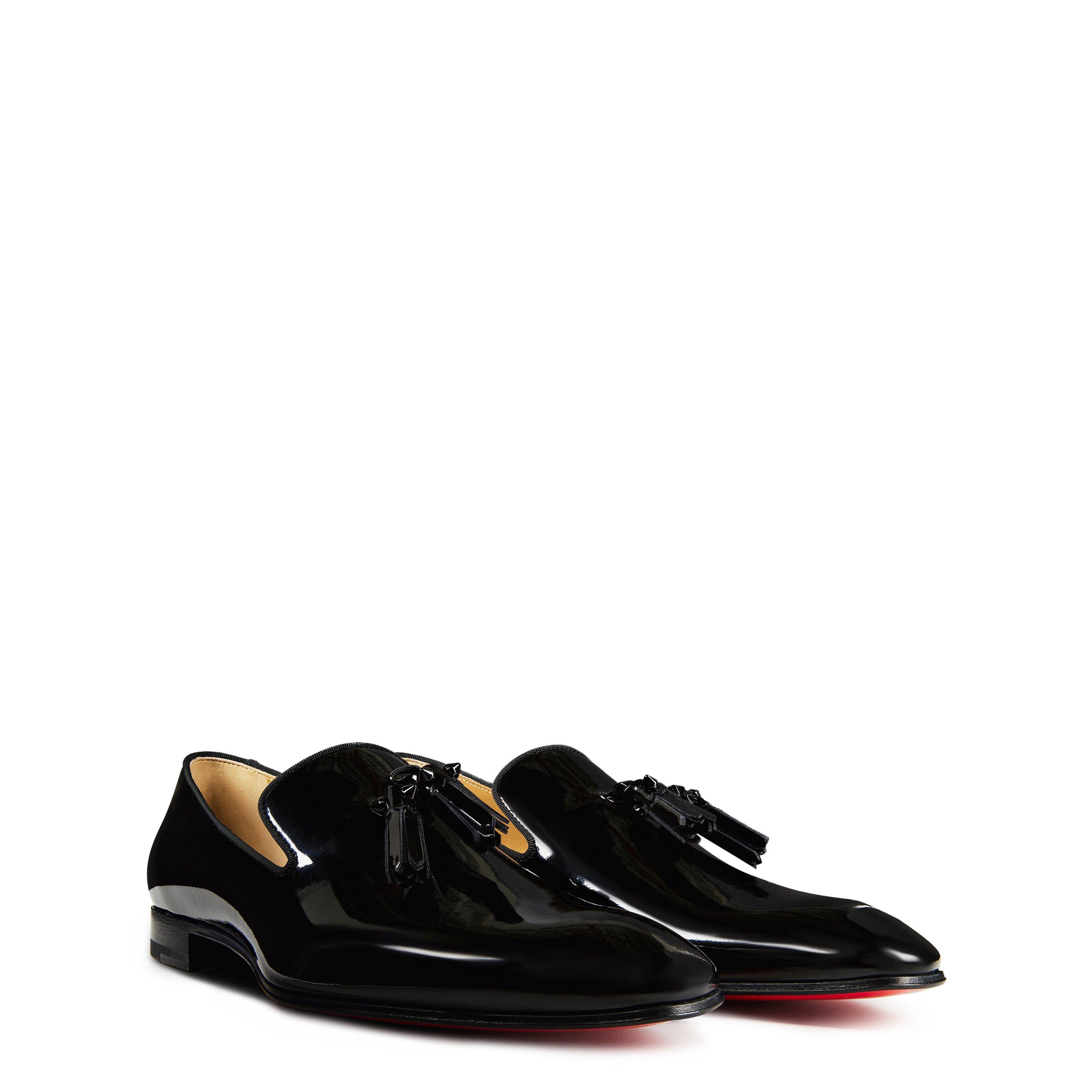 Black Patent - Christian Louboutin - Dandelion Tassel Loafers - 4