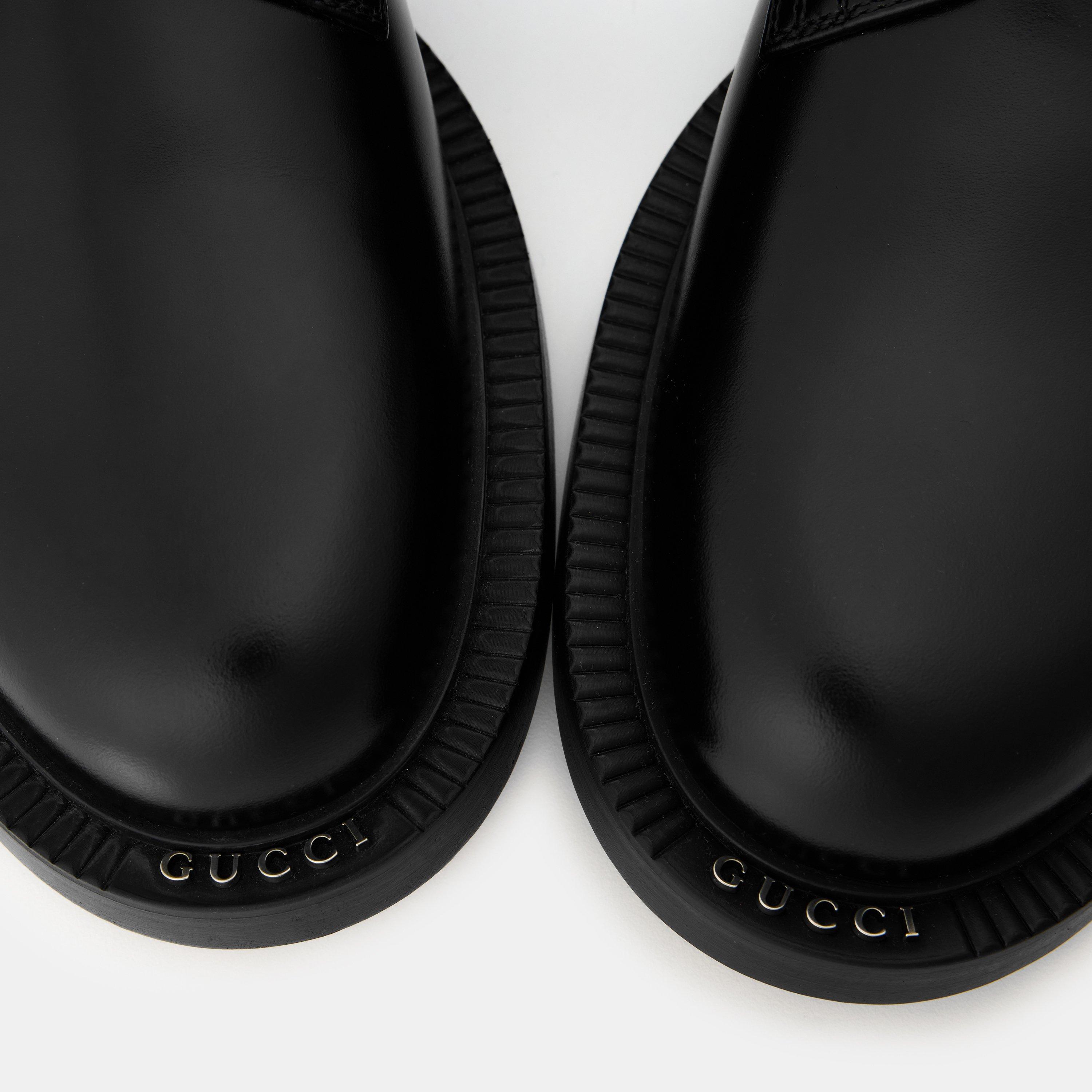 Black - Gucci - Derby Shoes - 4