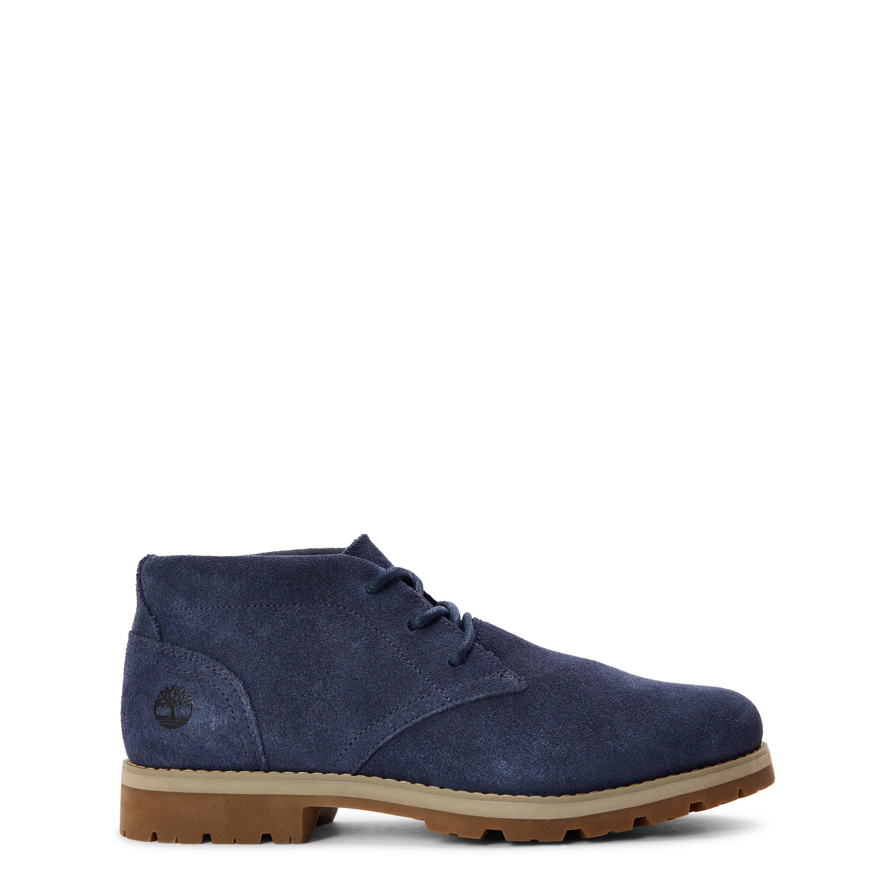 Timberland Men's Britton Road Mid Lace Up Waterproof Chukka Boots - Navy Suede - 6.5 (40)