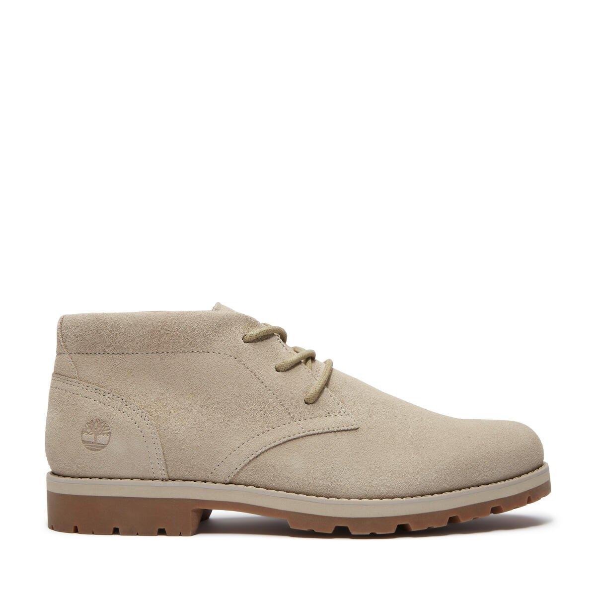 Timberland Men's Britton Road Mid Lace Up Waterproof Chukka Boots - Rust Suede - 6.5 (40)