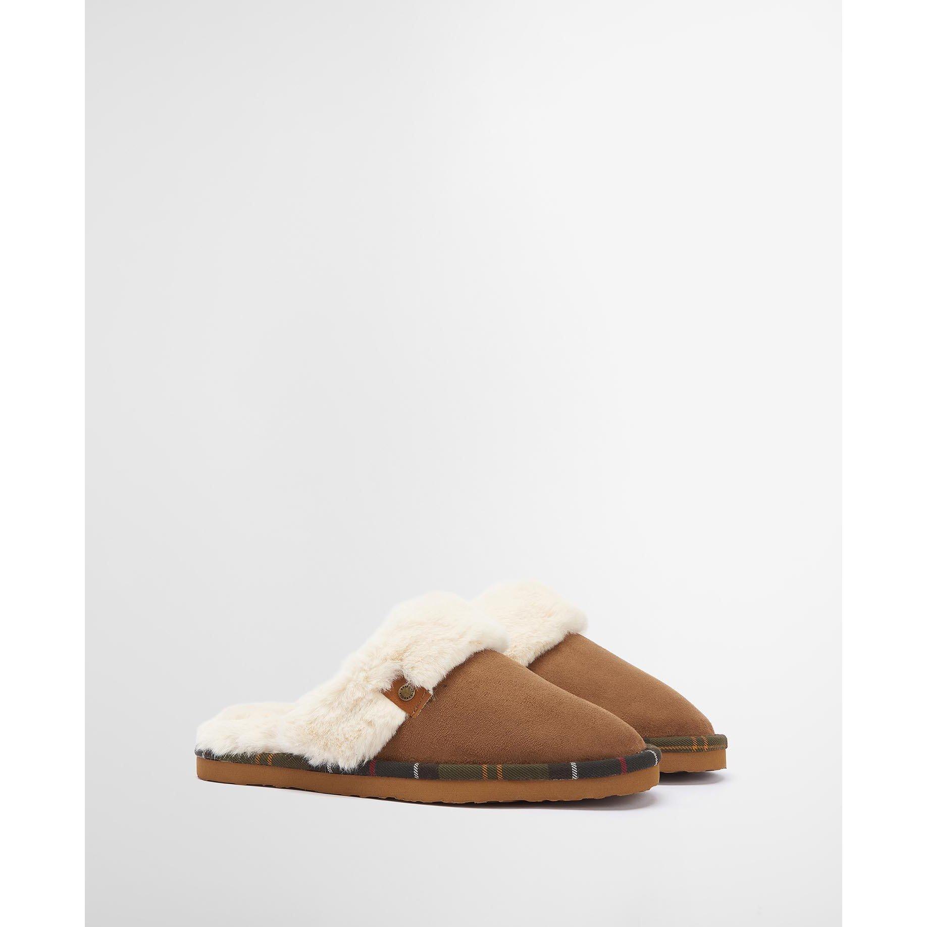 Camel - Barbour - Claudia Mule Slippers - 3
