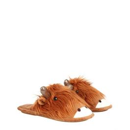 Linea Highland Cow Slipper