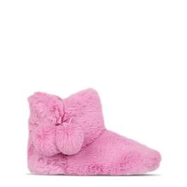 Linea Pom Pom Slipper Boot