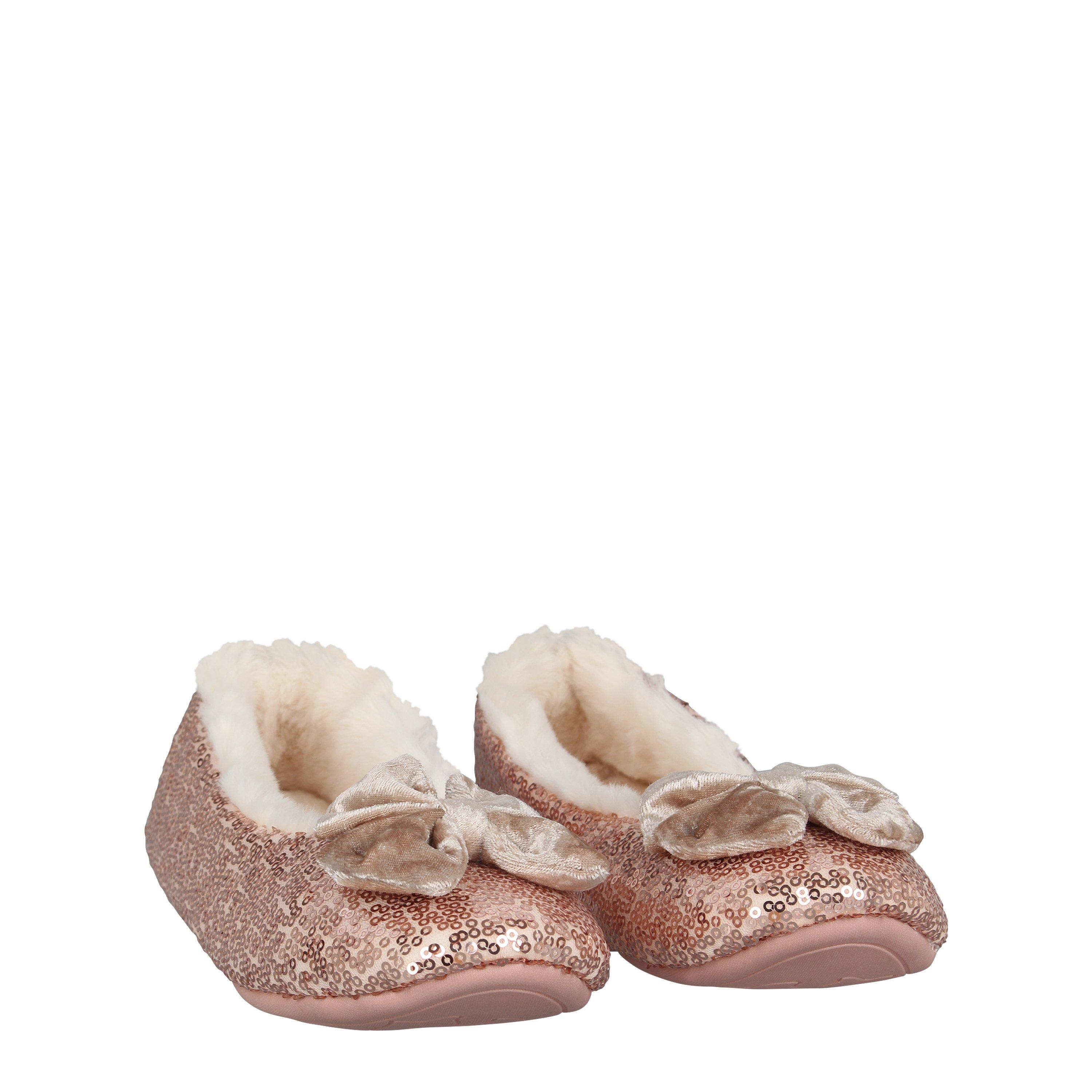 Rose Gold - Linea - Sequin Ballerina Slipper - 3