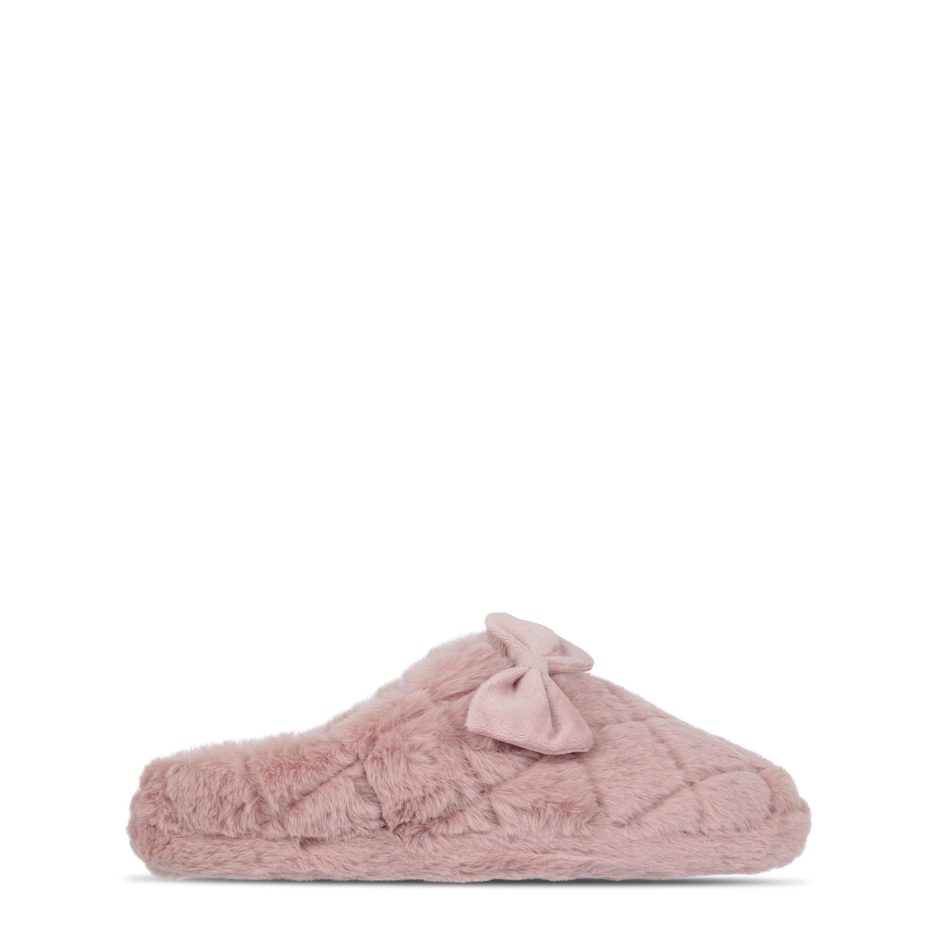 Rosa - Linea - Faux Fur Bow Slipper - 1