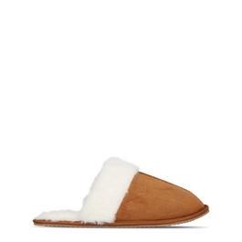 Linea Faux Suede Mule Slipper