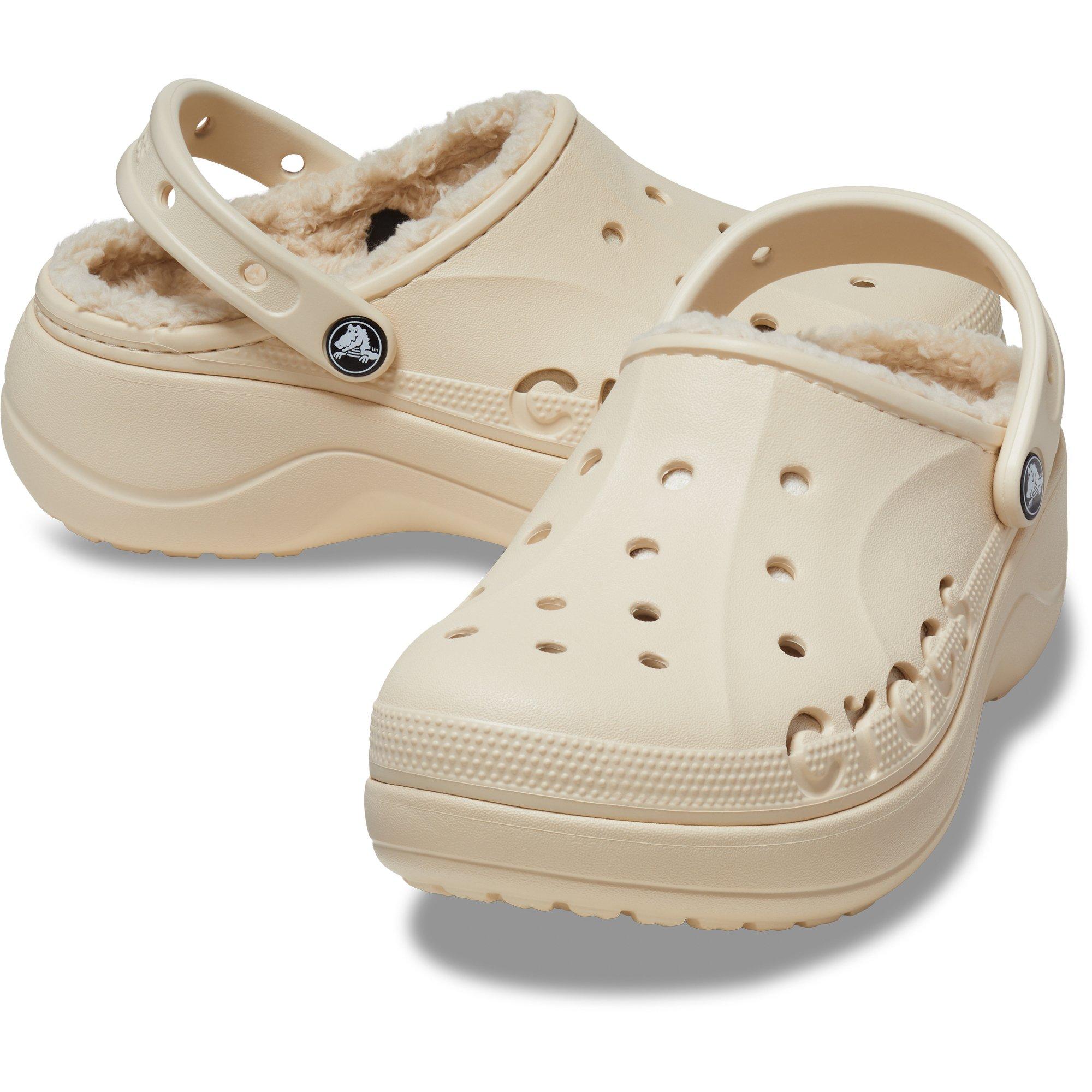 Winter Wit - Crocs - Platform Lined Clogs Womens - 5