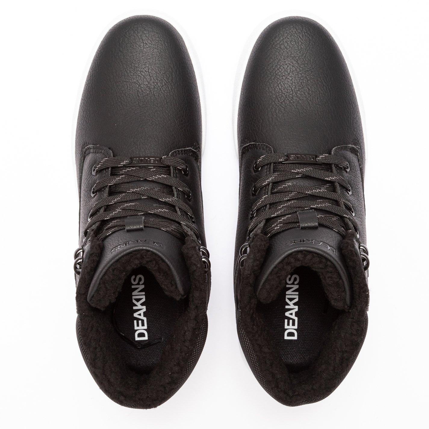 Schwarz/Weiß - Nicholas Deakins - Hiking Boots Mens - 6