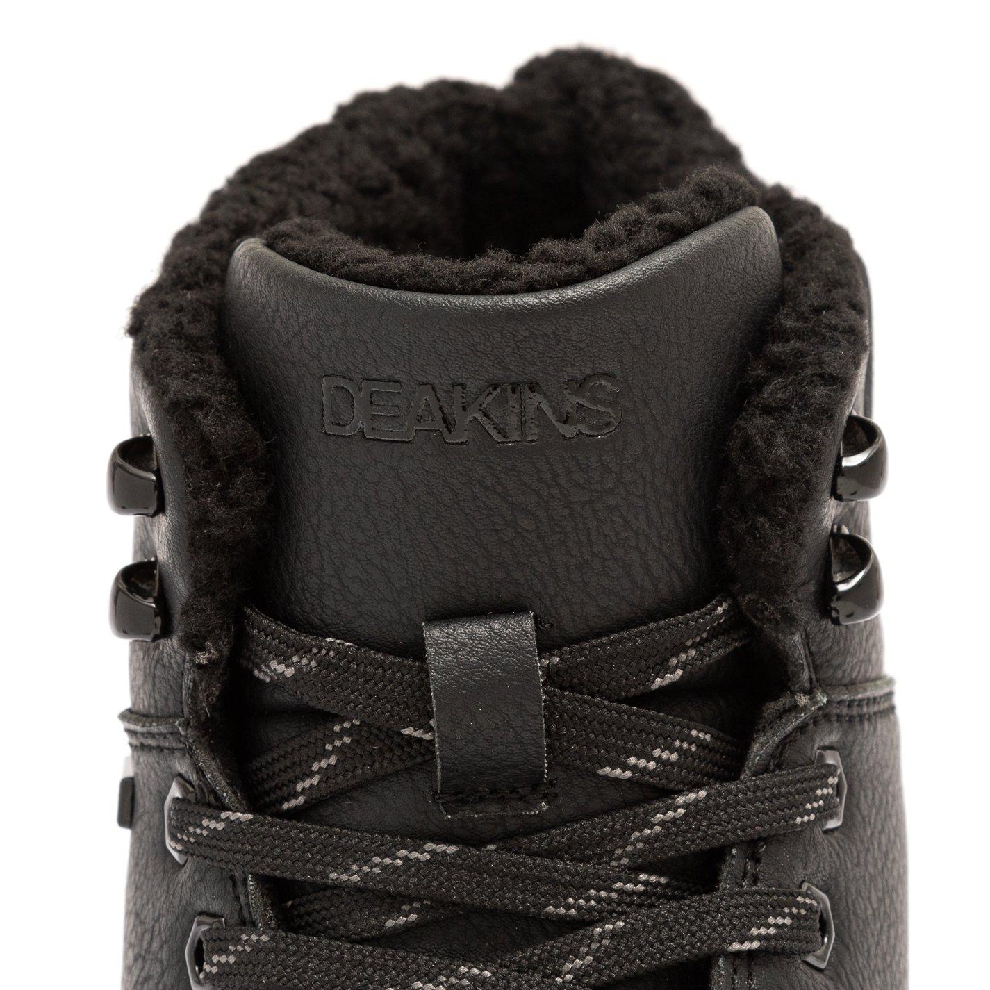 Schwarz/Weiß - Nicholas Deakins - Hiking Boots Mens - 7