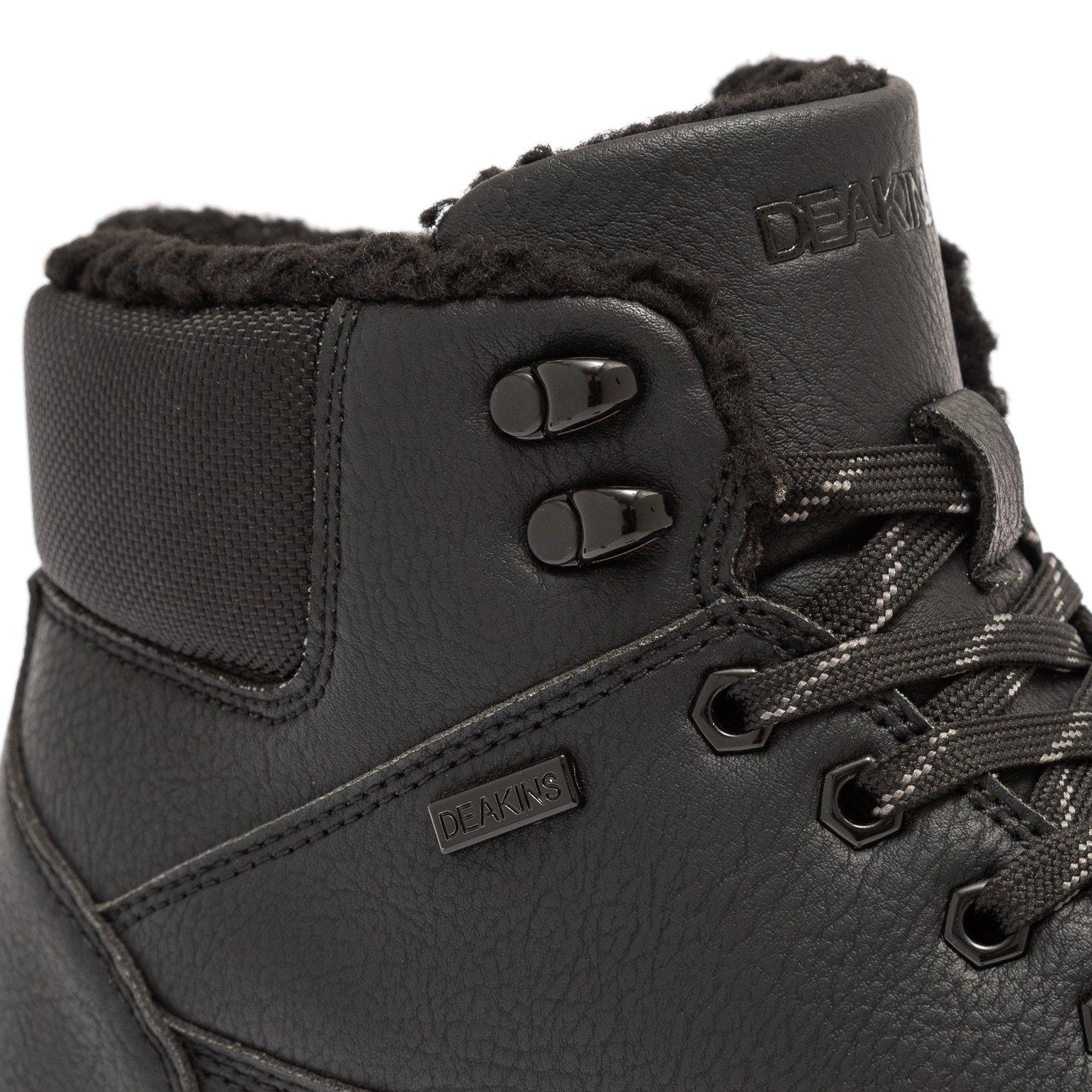 Schwarz/Weiß - Nicholas Deakins - Hiking Boots Mens - 8