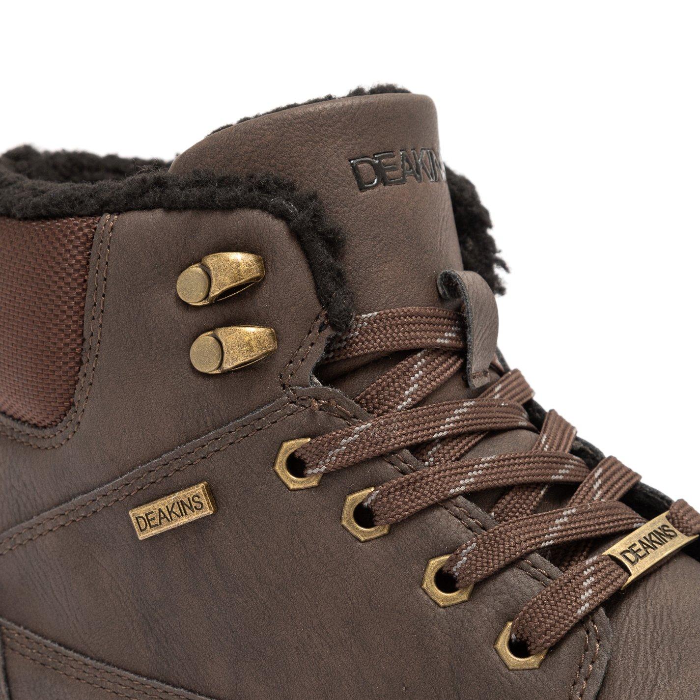 Braun/Weiß - Deakins - Deakins Hiking Boots Mens - 8