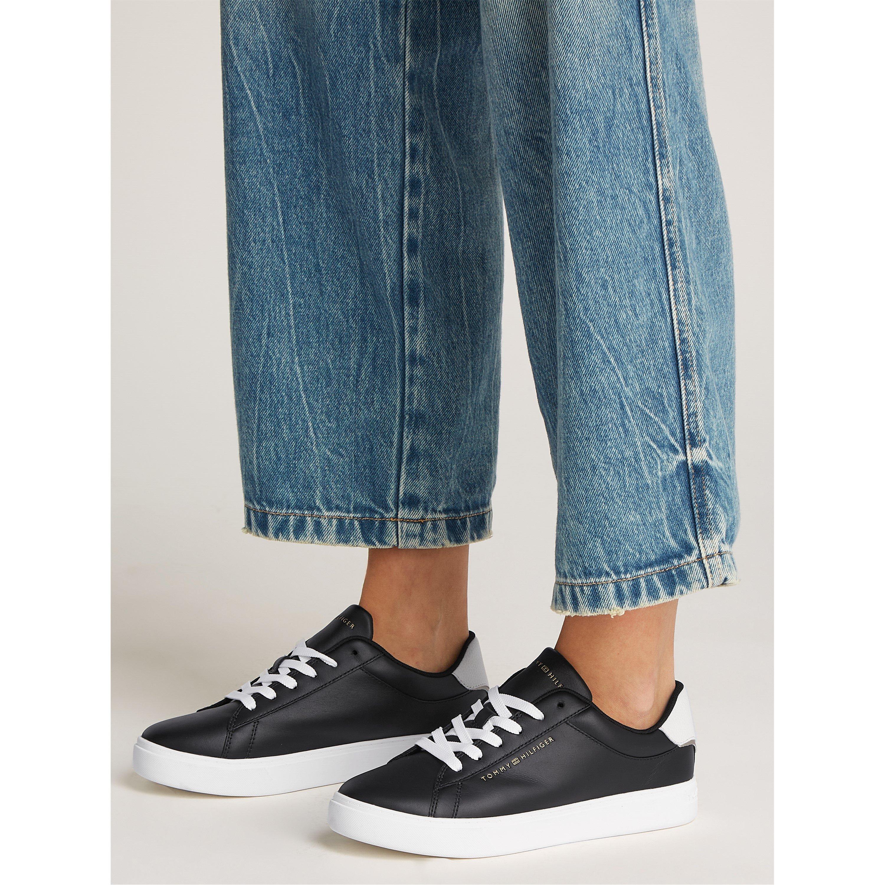 Black - Tommy Hilfiger - ESSENTIAL COURT SNEAKER - 2