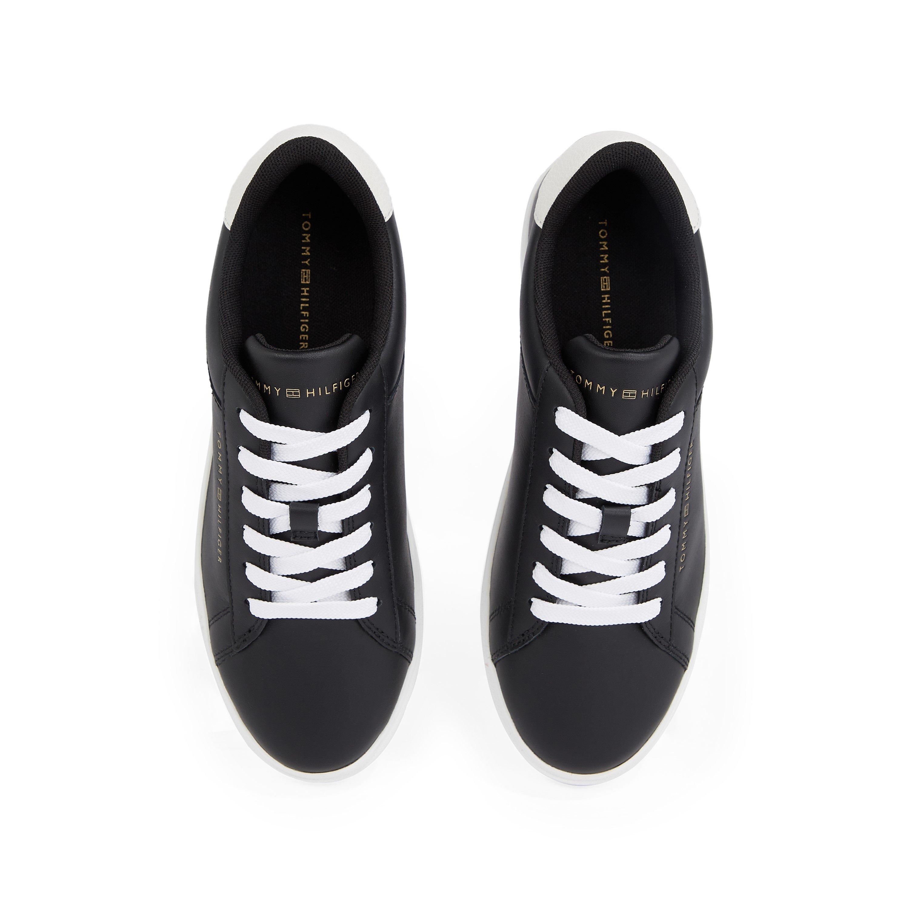 Black - Tommy Hilfiger - ESSENTIAL COURT SNEAKER - 5