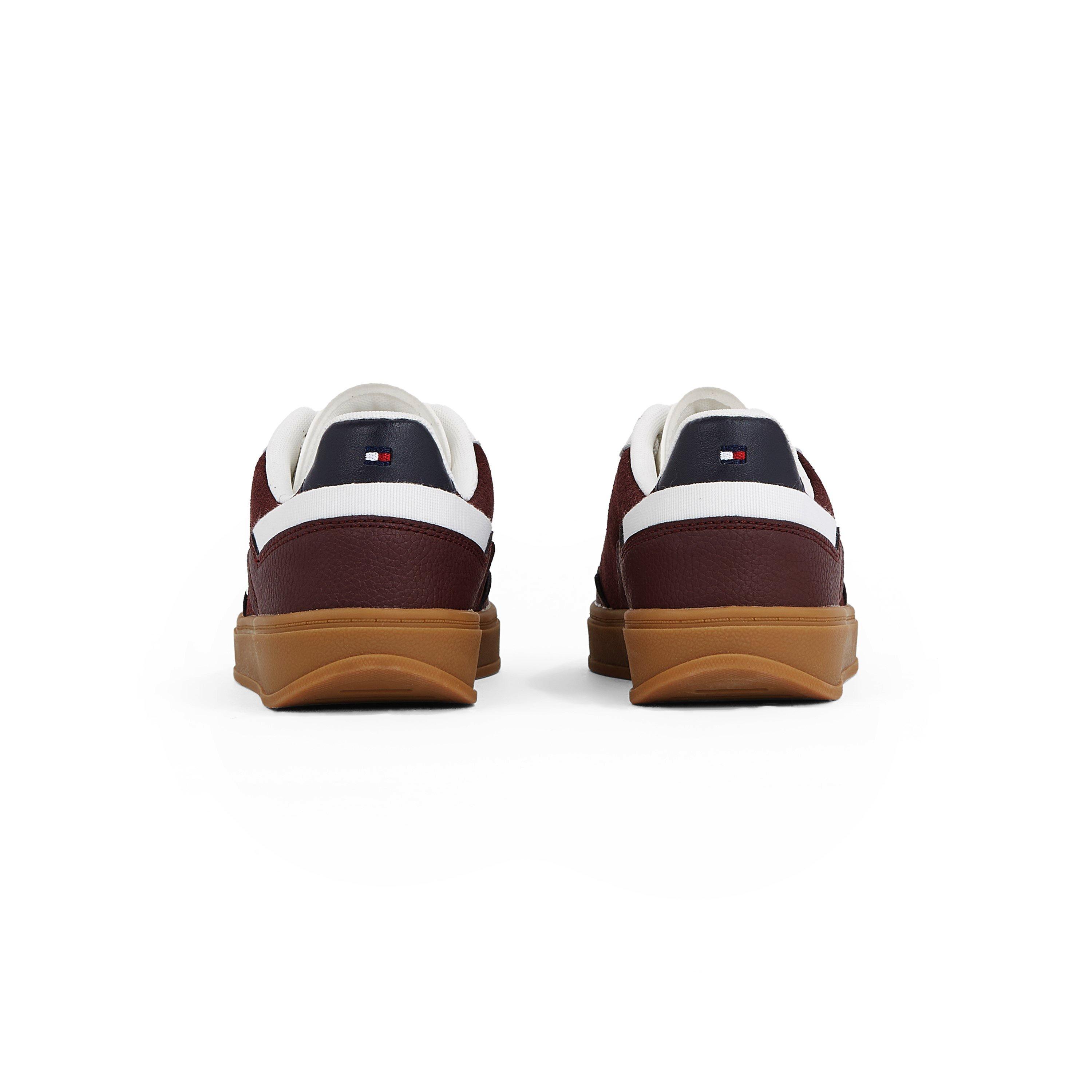 Burgandy - Tommy Hilfiger - Women's TH Heritage Court Trainers - 6