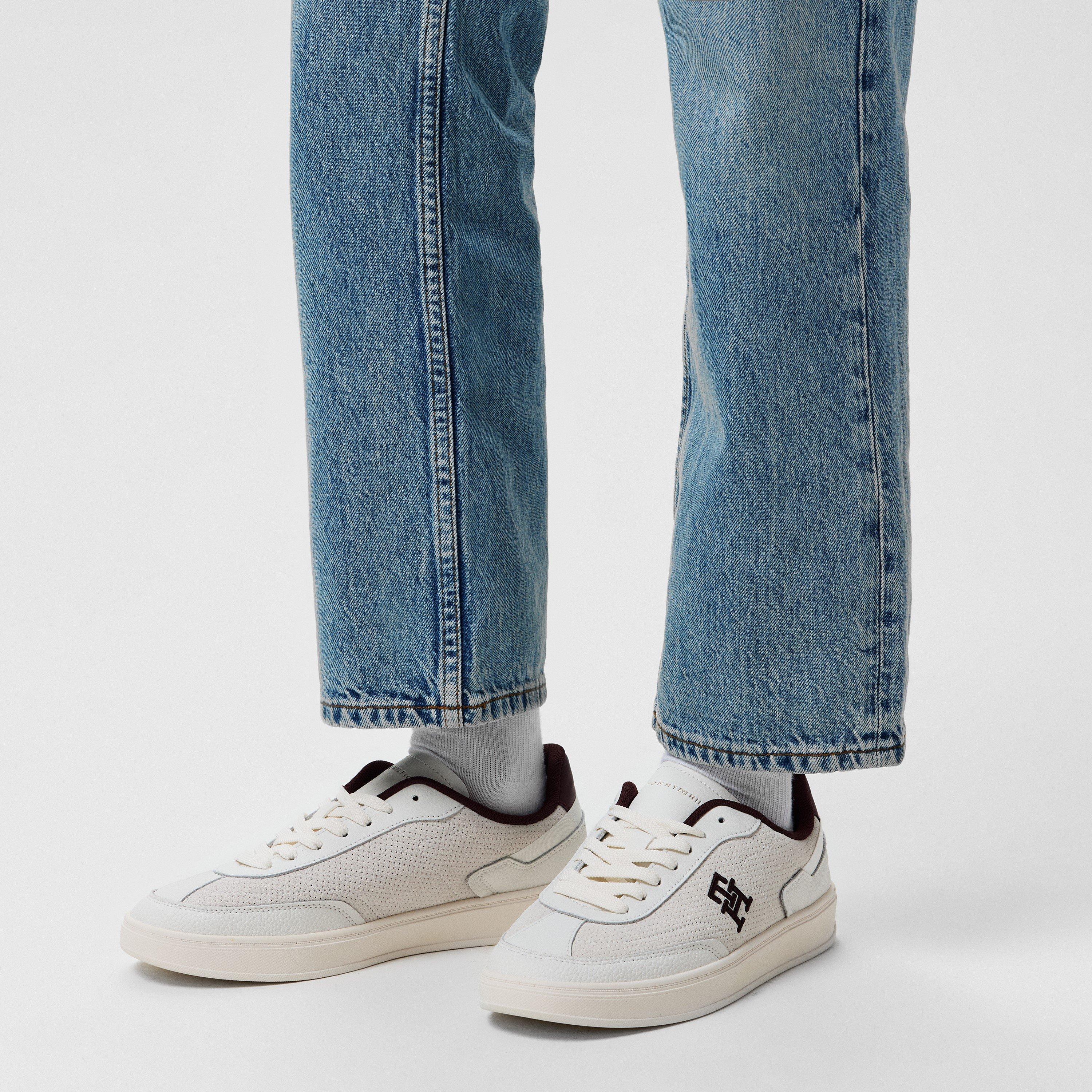 White - Tommy Hilfiger - Women's TH Heritage Court Trainers - 2