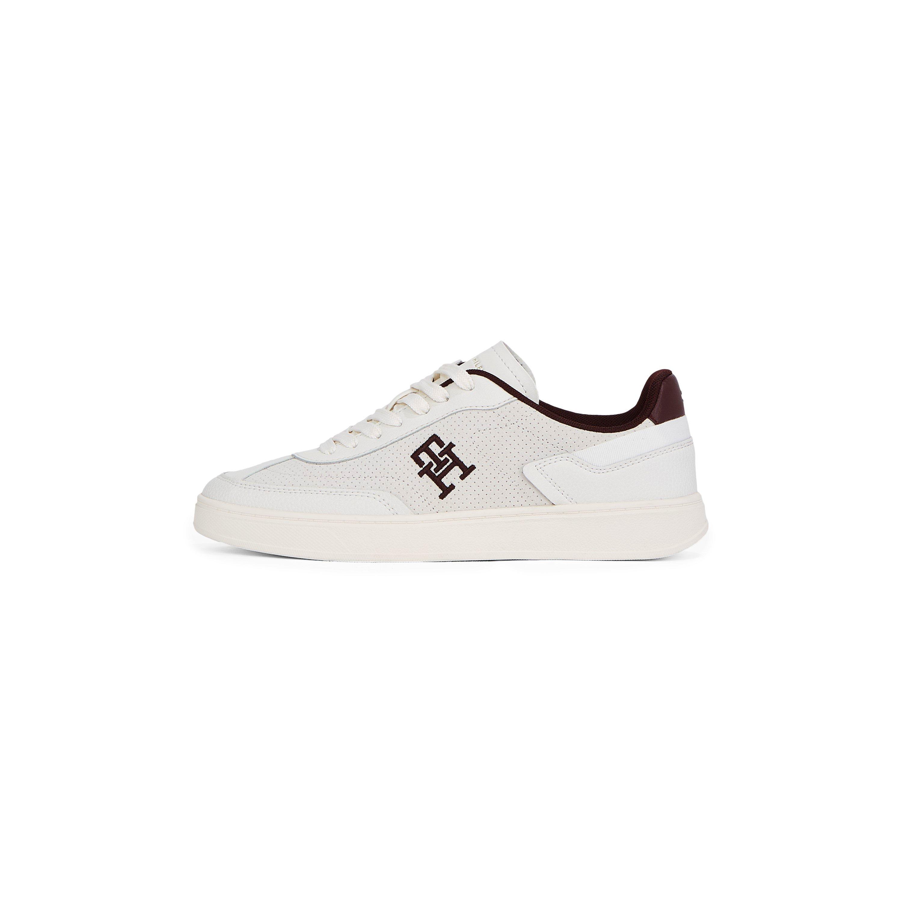 White - Tommy Hilfiger - Women's TH Heritage Court Trainers - 3