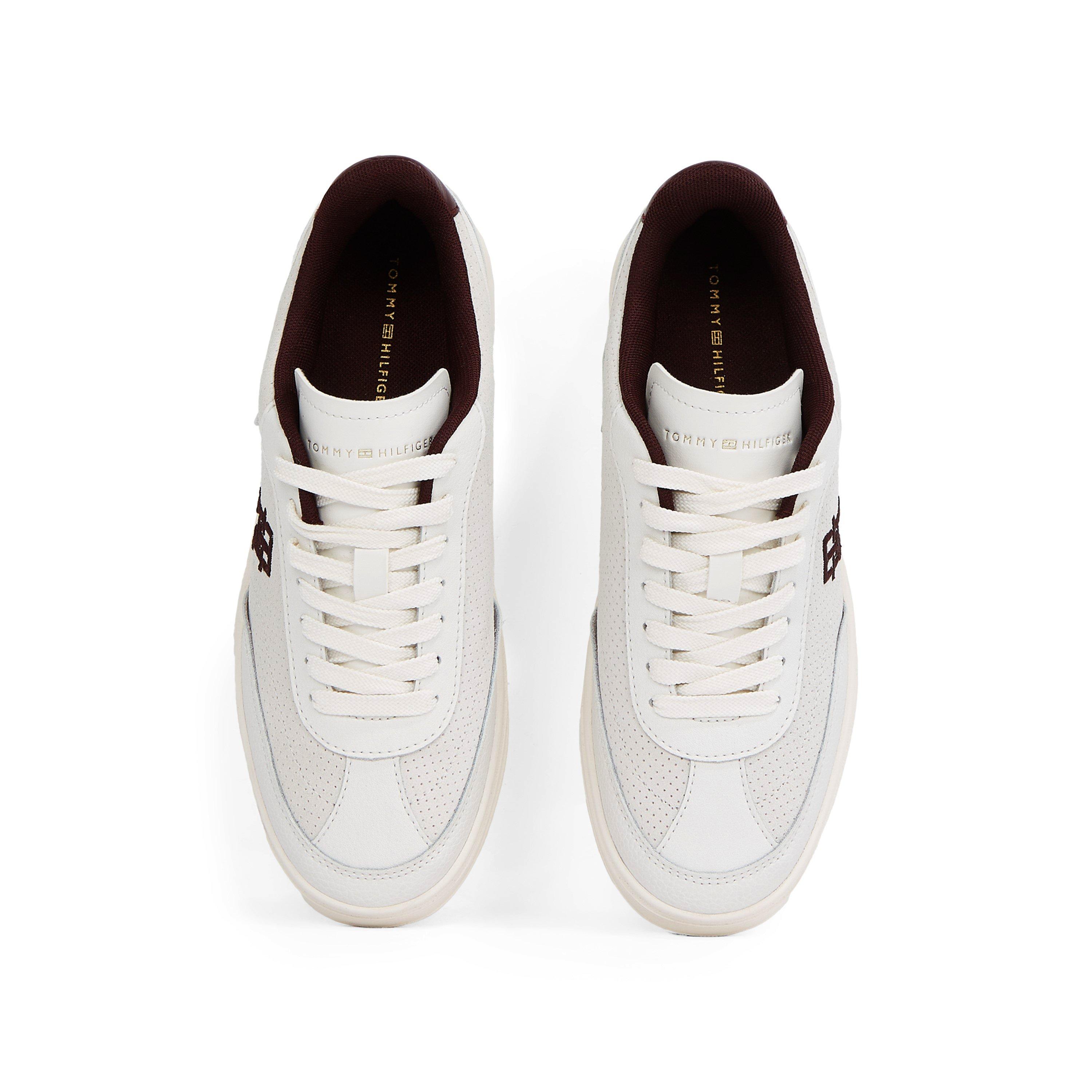 White - Tommy Hilfiger - Women's TH Heritage Court Trainers - 4