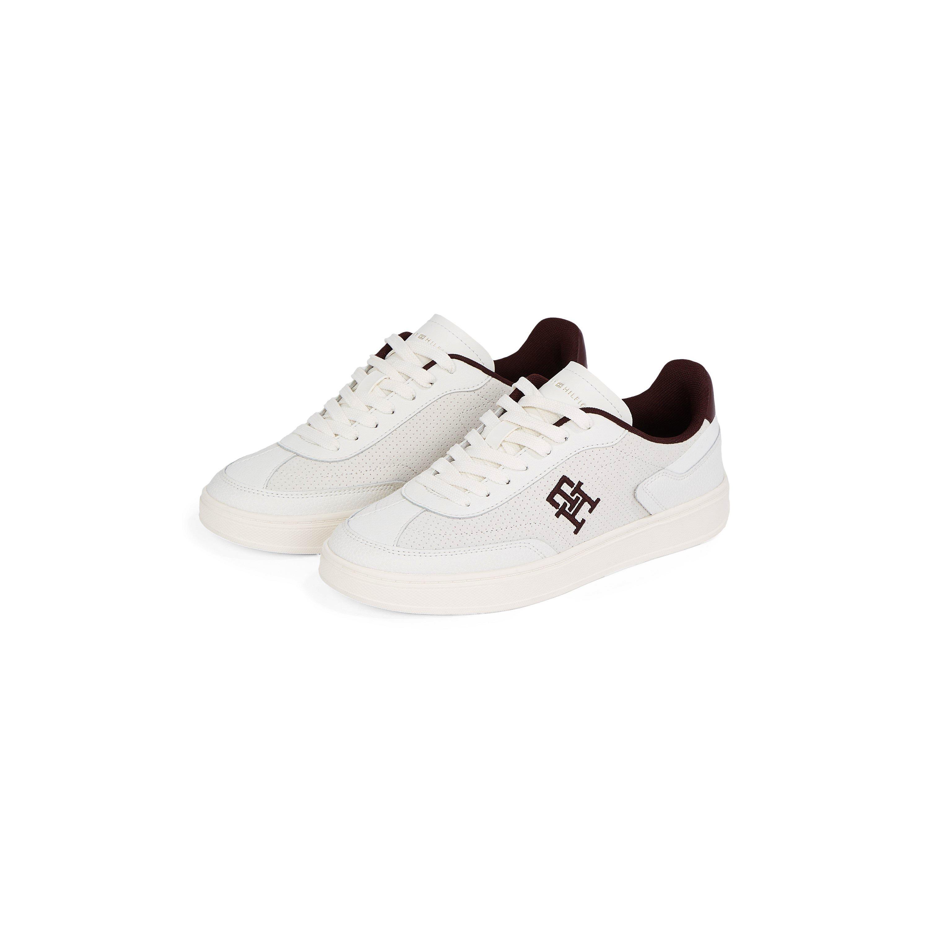 White - Tommy Hilfiger - Women's TH Heritage Court Trainers - 6