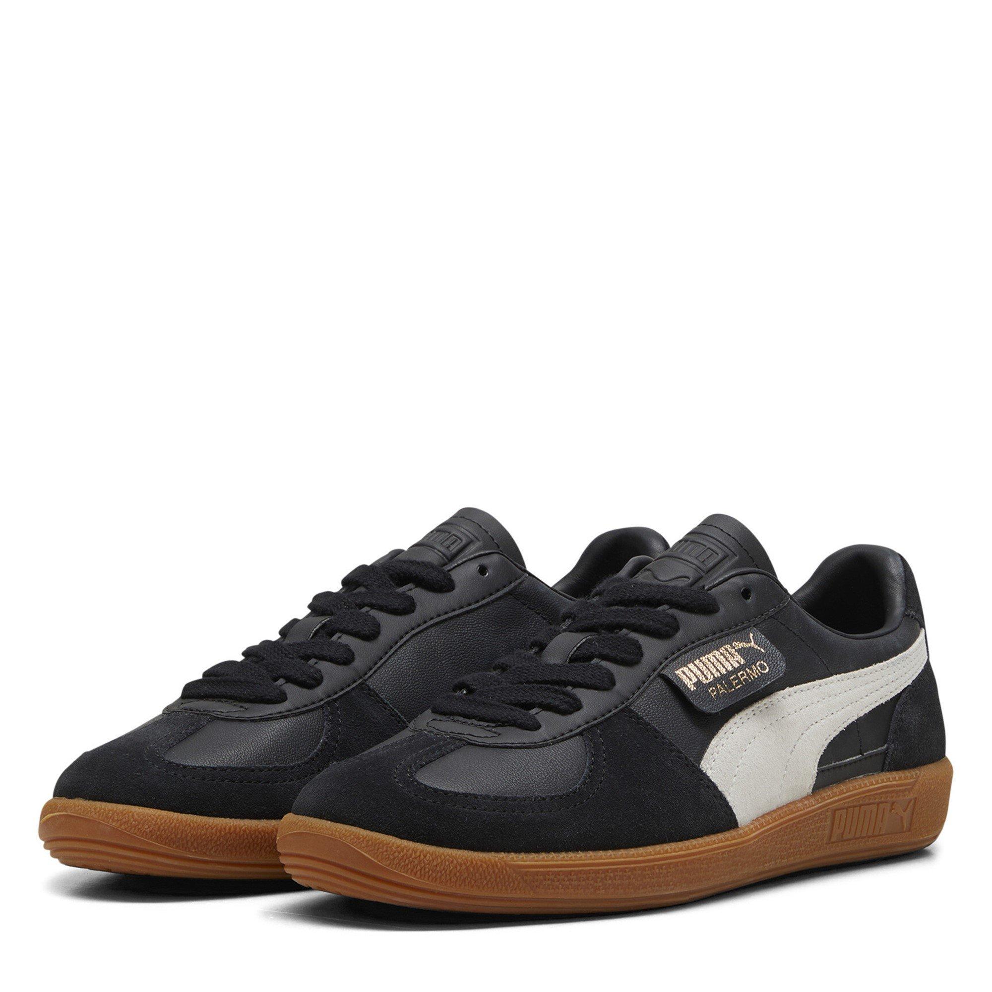Puma Men's Palermo Trainers - Black/Gum - 9.5 (44)