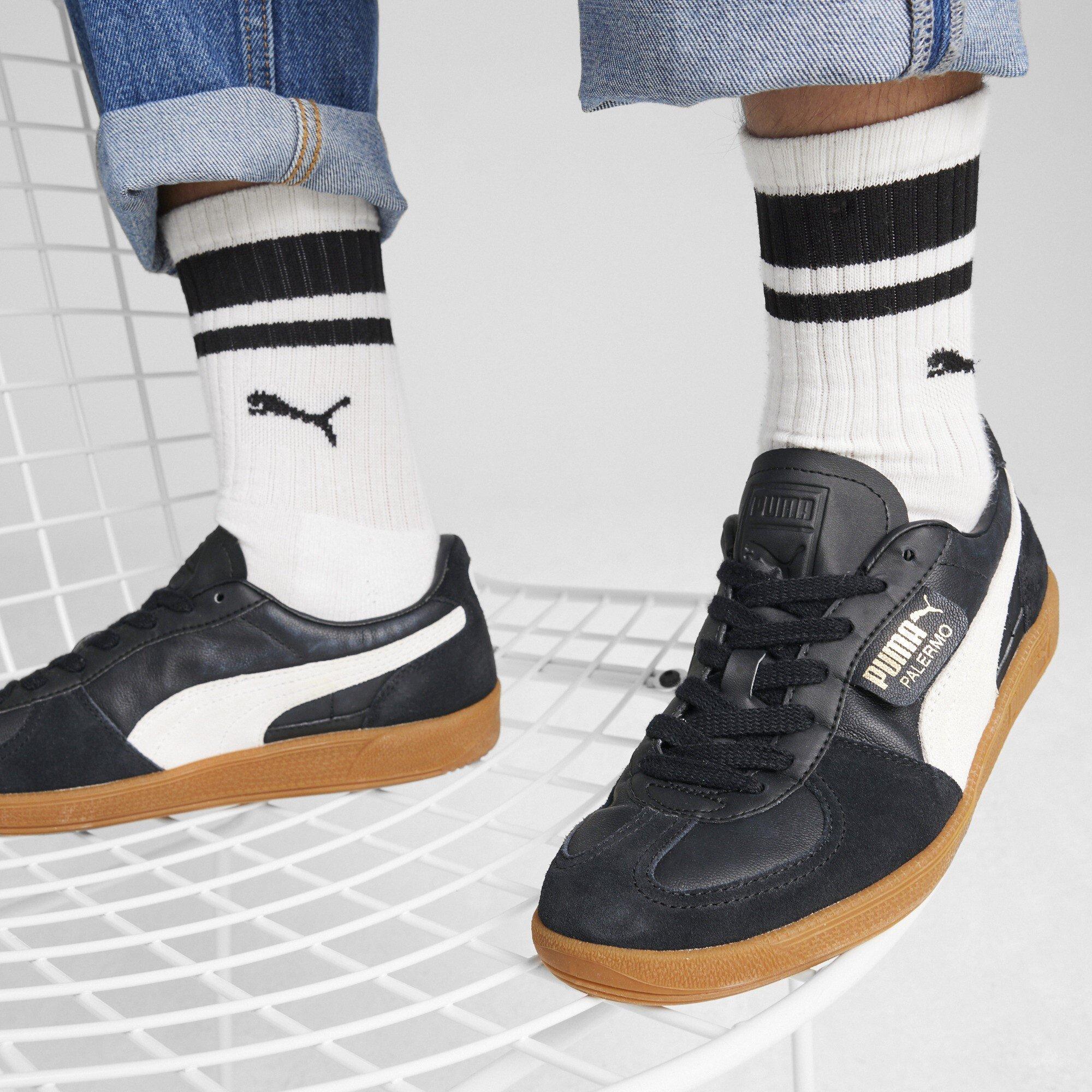 Black/Gum - Puma - PUMA Palermo Mens Trainers - 3