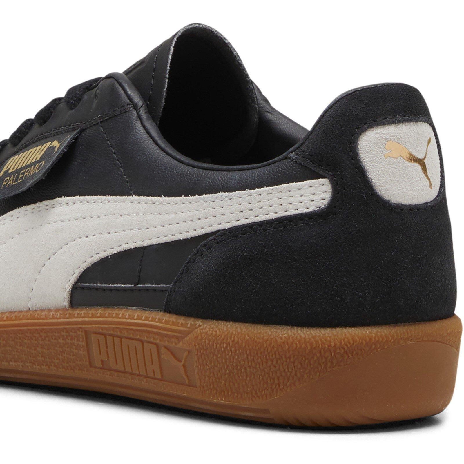 Black/Gum - Puma - PUMA Palermo Mens Trainers - 6