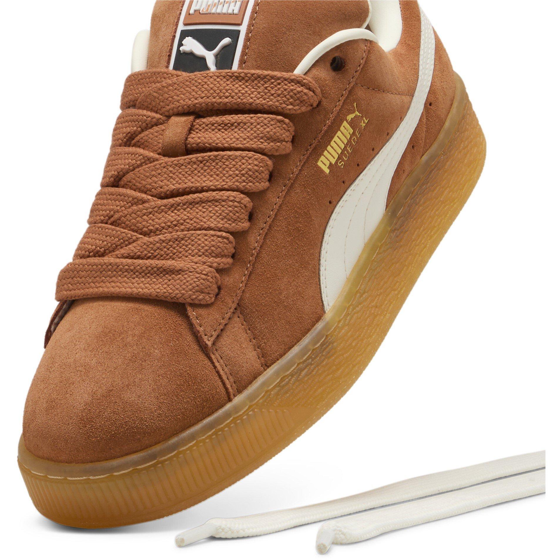 Brandy/Wht - Puma - PUMA Suede XL Mens Trainers - 6