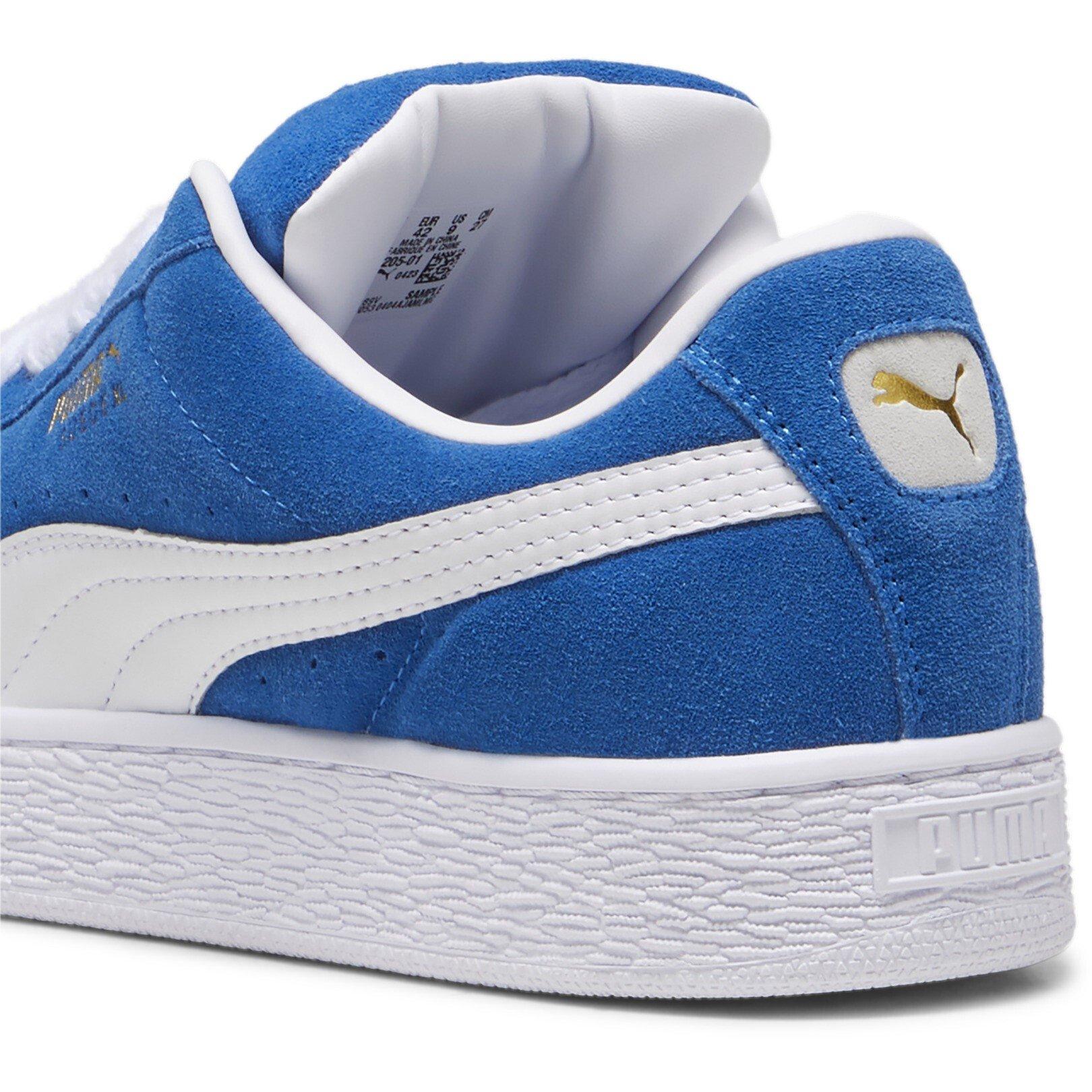 Koninklijk/Wit - Puma - Suede XL Mens Trainers - 5