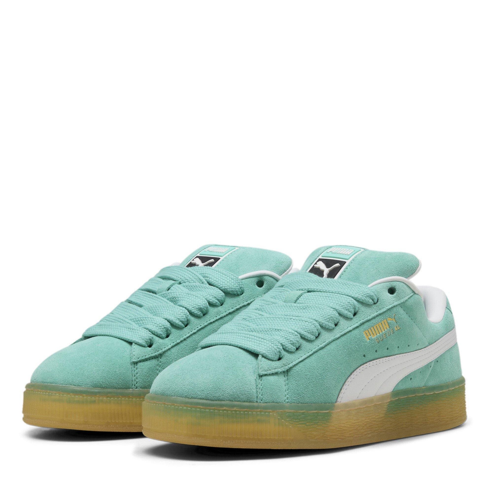 Puma Men's Suede Xl Trainers - Aqua/White - 8 (42)