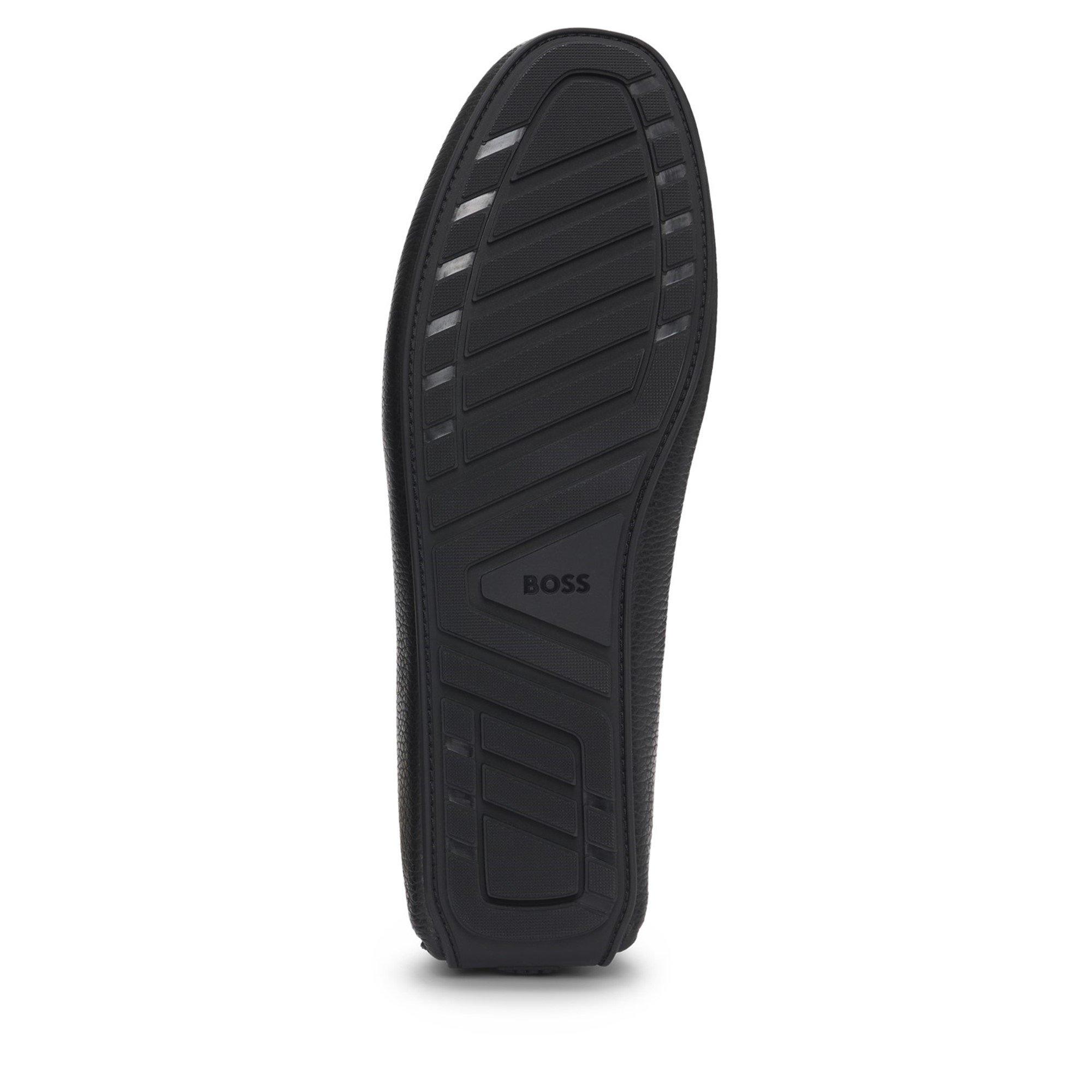 Black 001 - Boss - Men's Noel Mocc Slip-On Loafers - 7