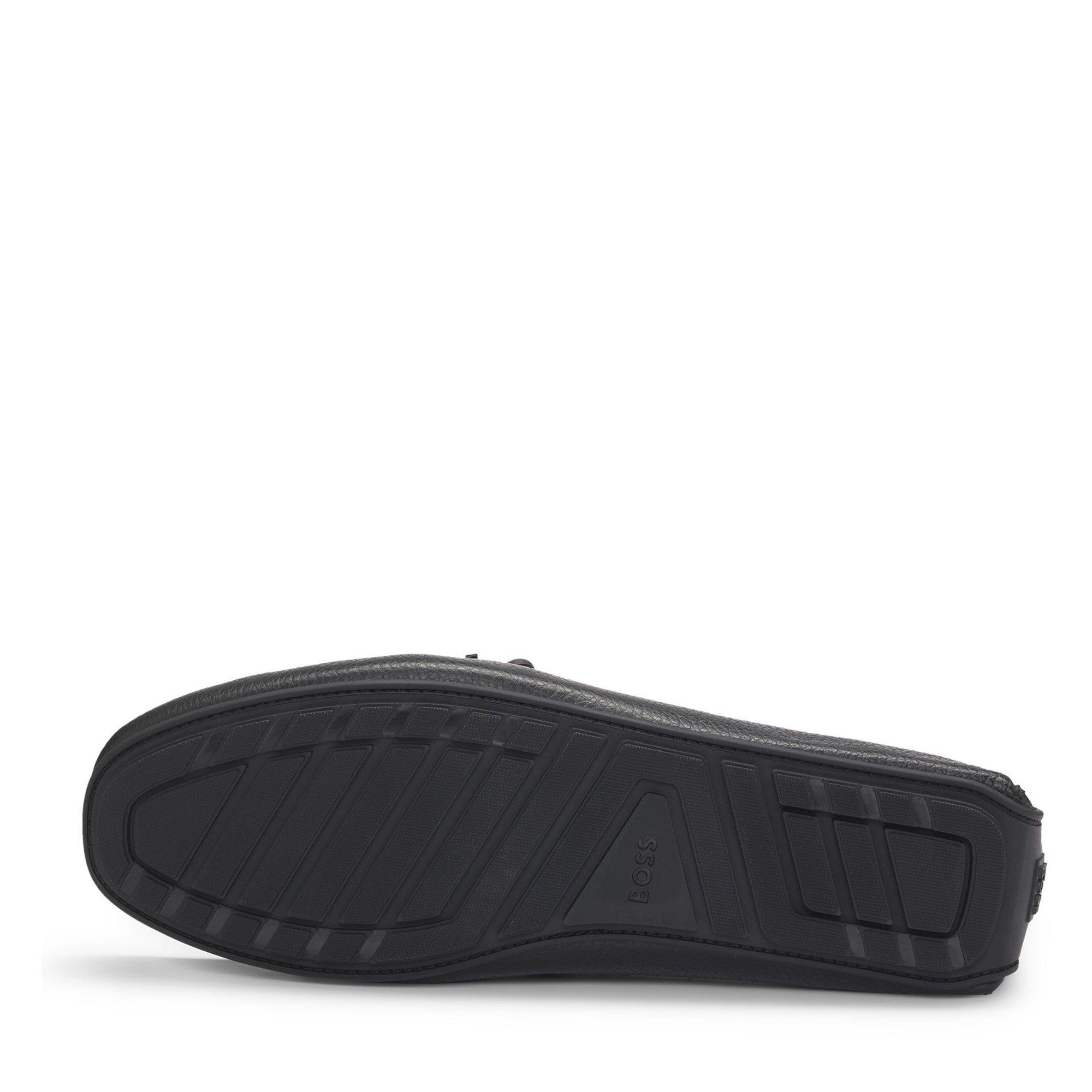 Black 001 - Boss - Men's Noel Mocc Slip-On Loafers - 9