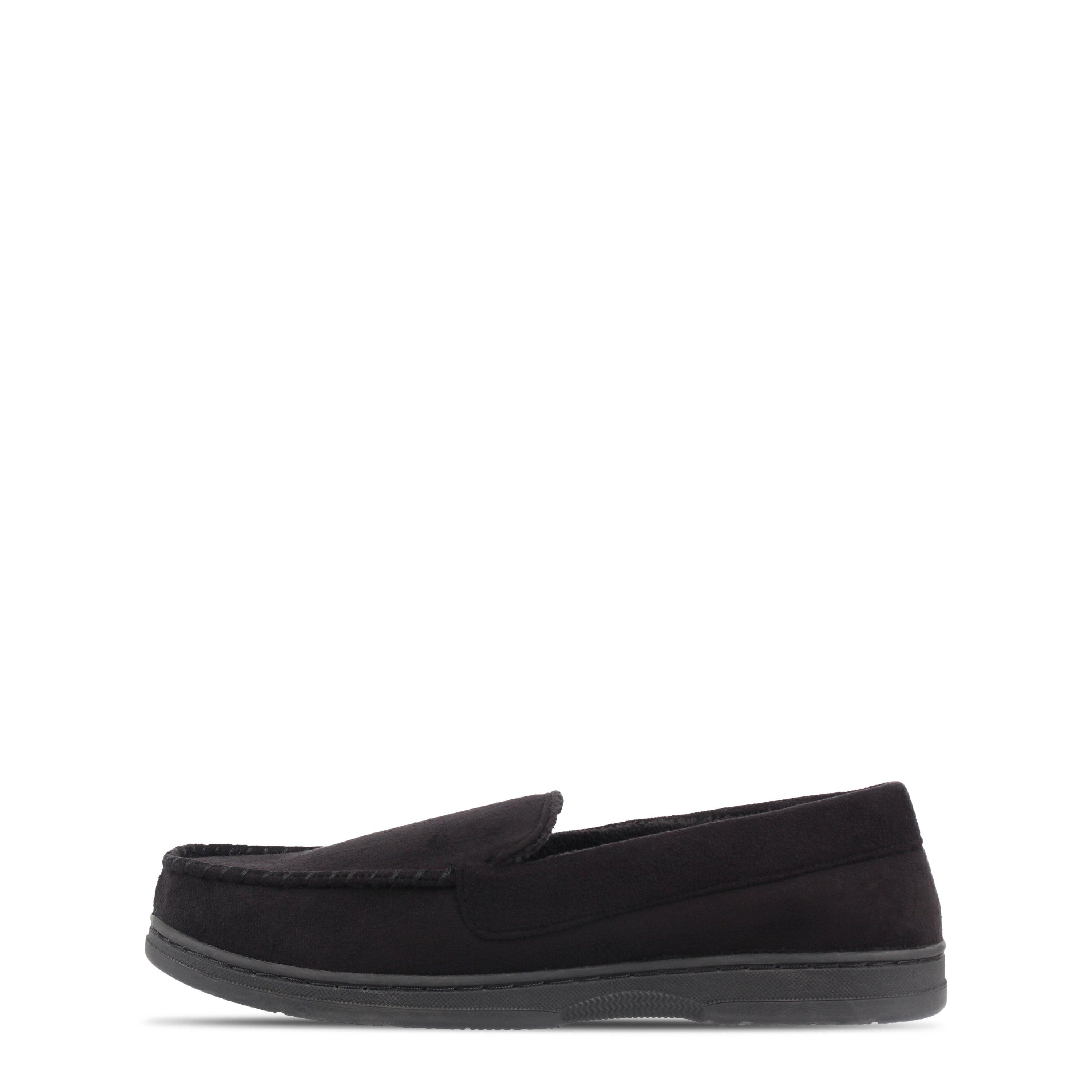 Black - Howick - Men's Moccasin Mule Slippers - 2