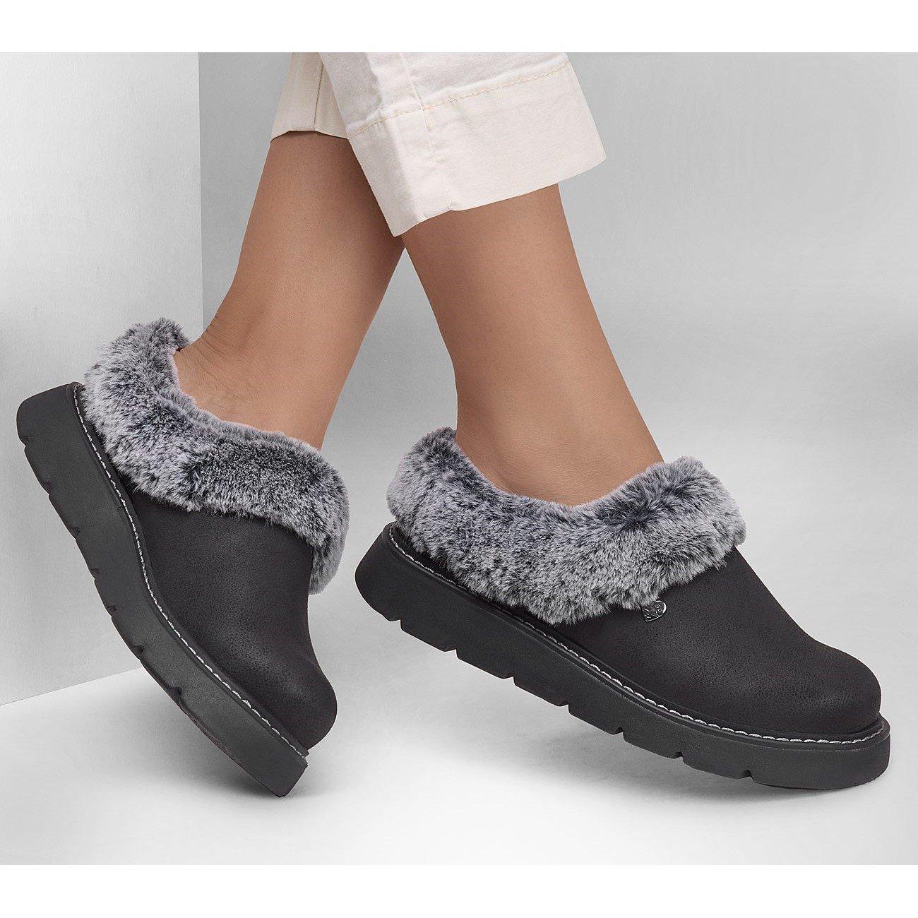 Zwart - Skechers - BOBS Keepsakes Lite - Cozy Blend - 3