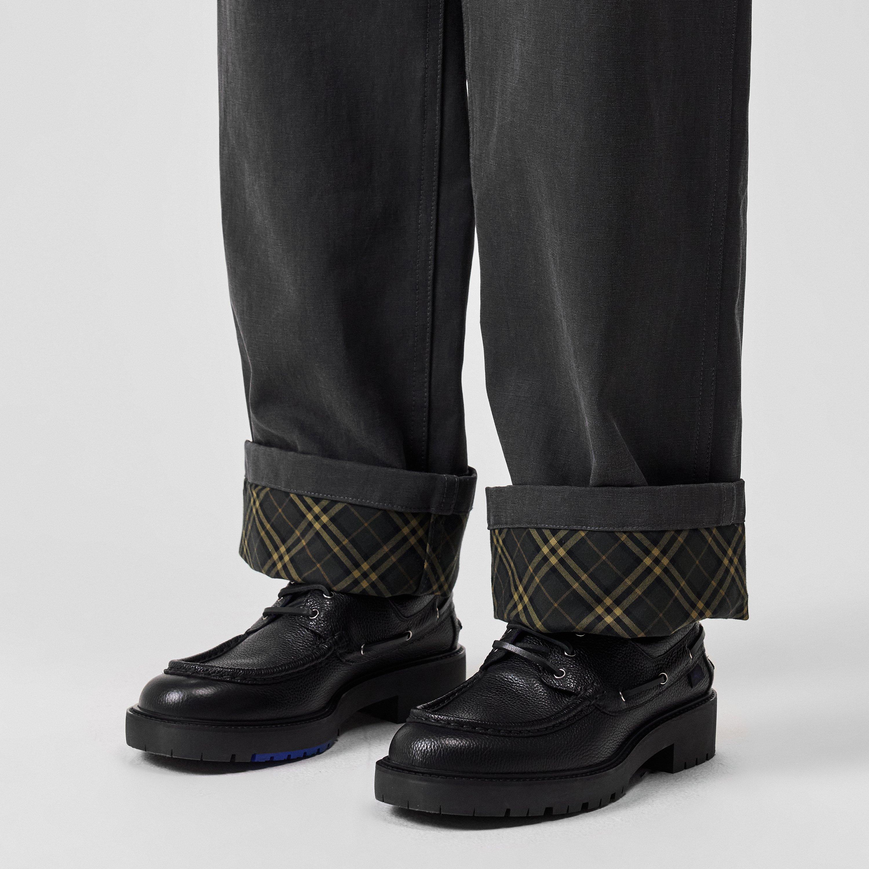 Black - Burberry - Raft Boat Shoes - 2