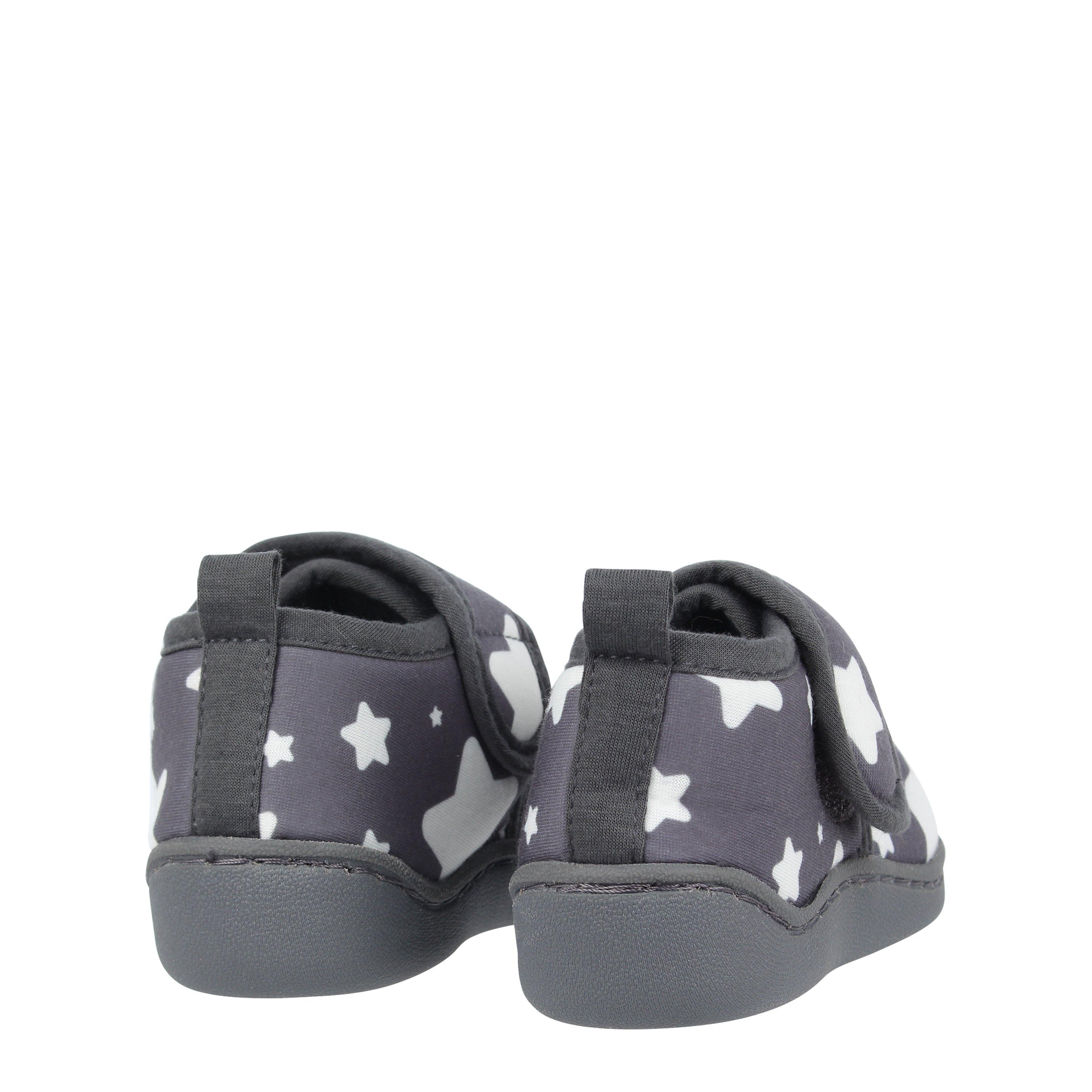 Grey - Fabric - Slippers Infants - 4